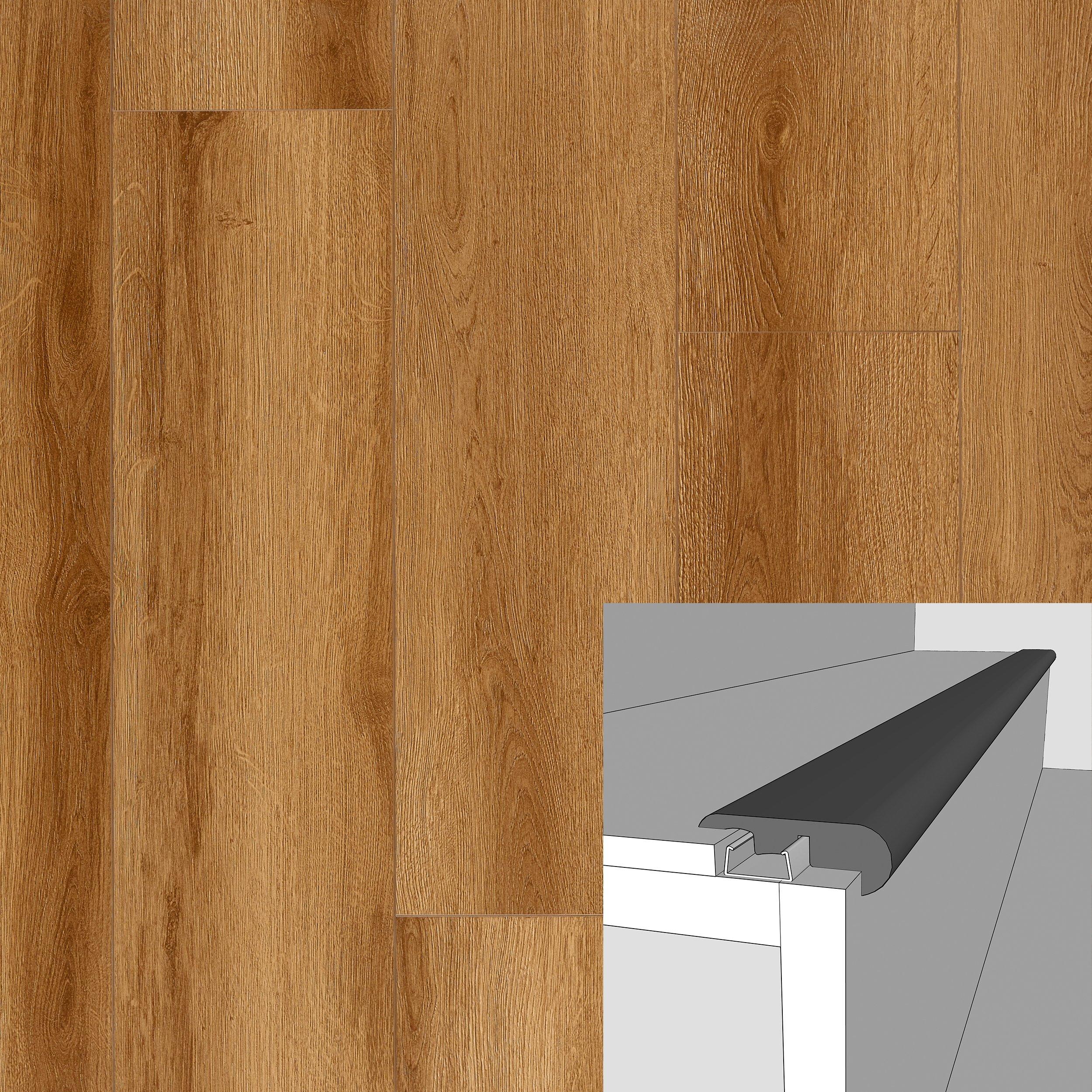 Essex Castleberry 94in. Laminate Overlapping Stair Nose