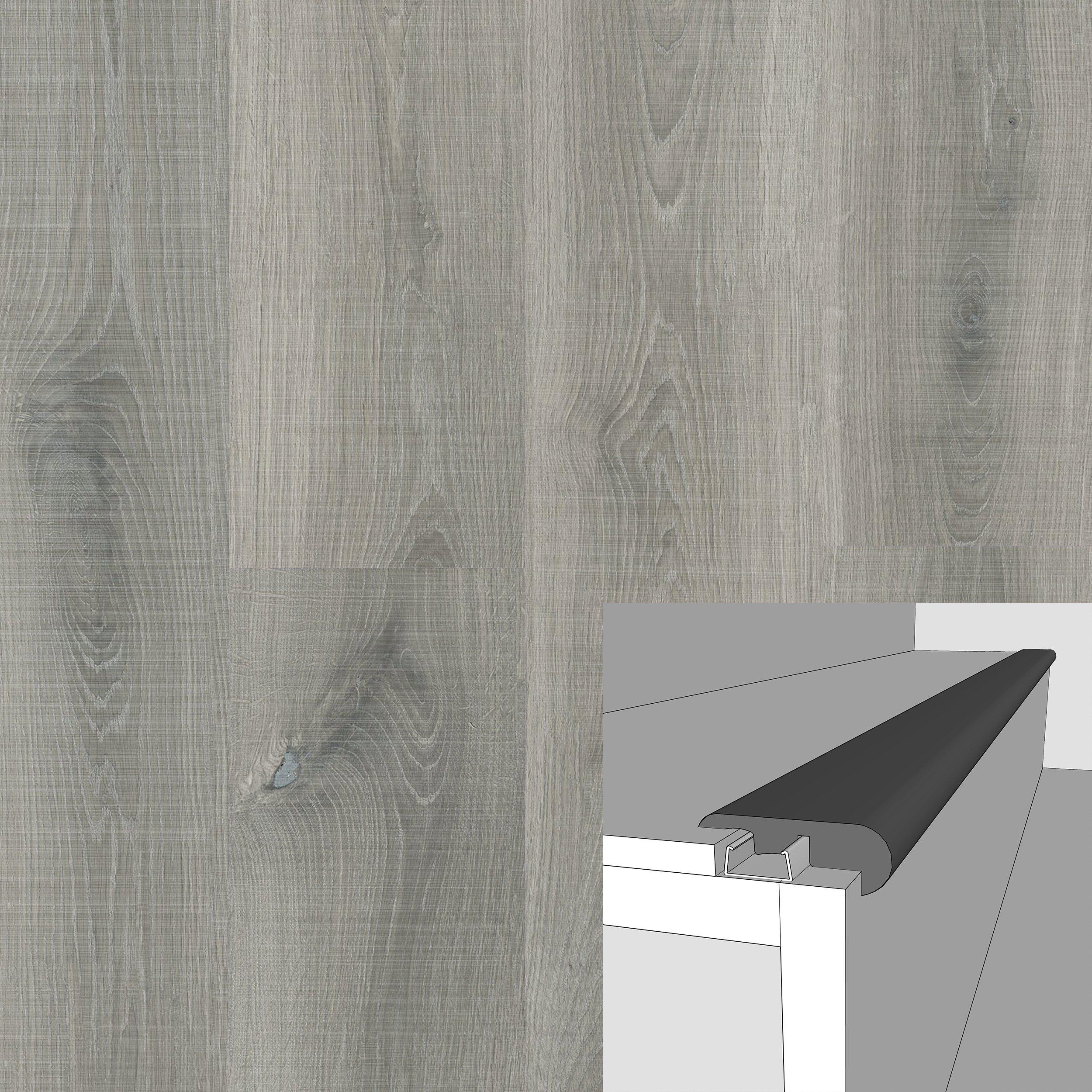 Foxtail Oaks 94in. Laminate Overlapping Stair Nose