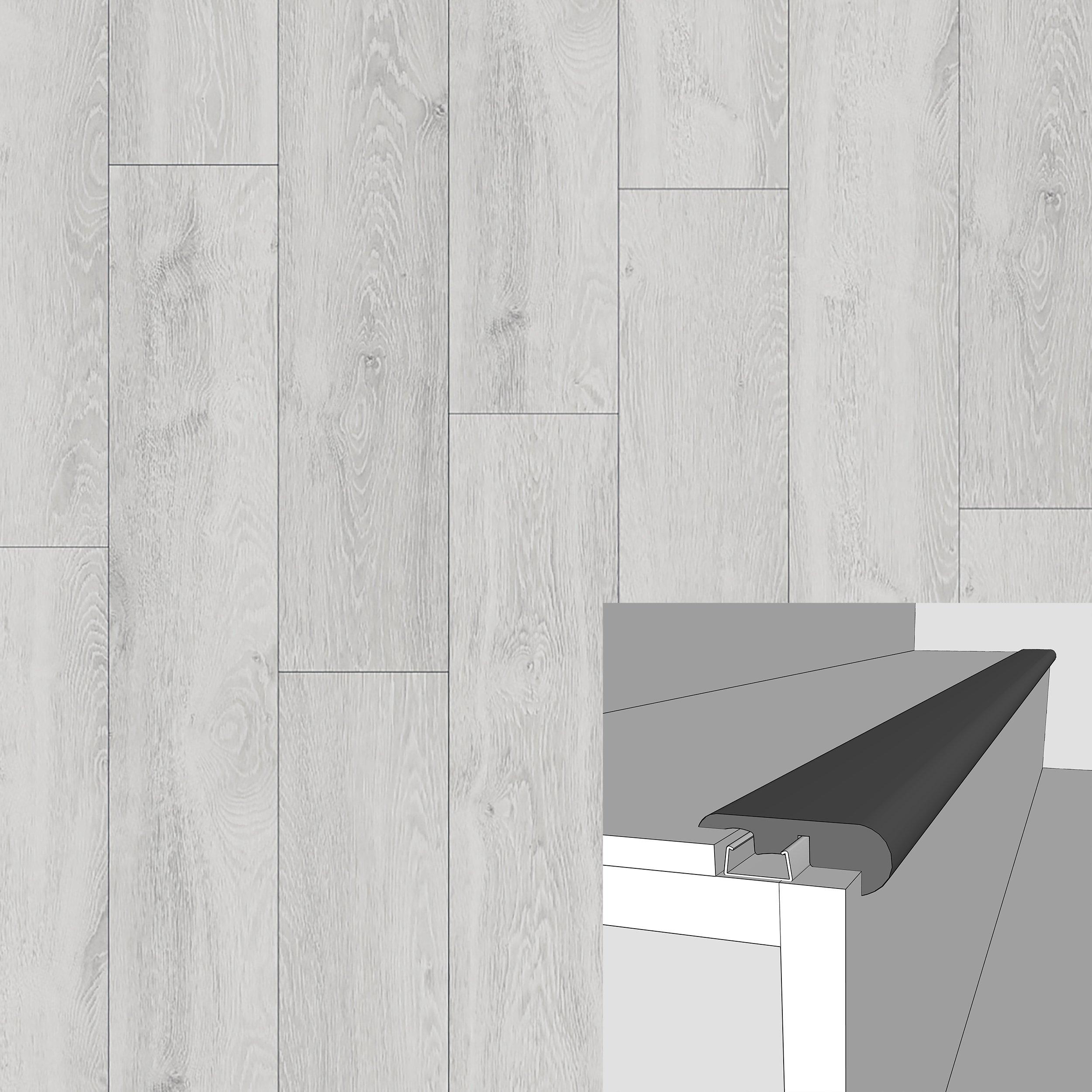 Briarwood 94in. Laminate Overlapping Stair Nose