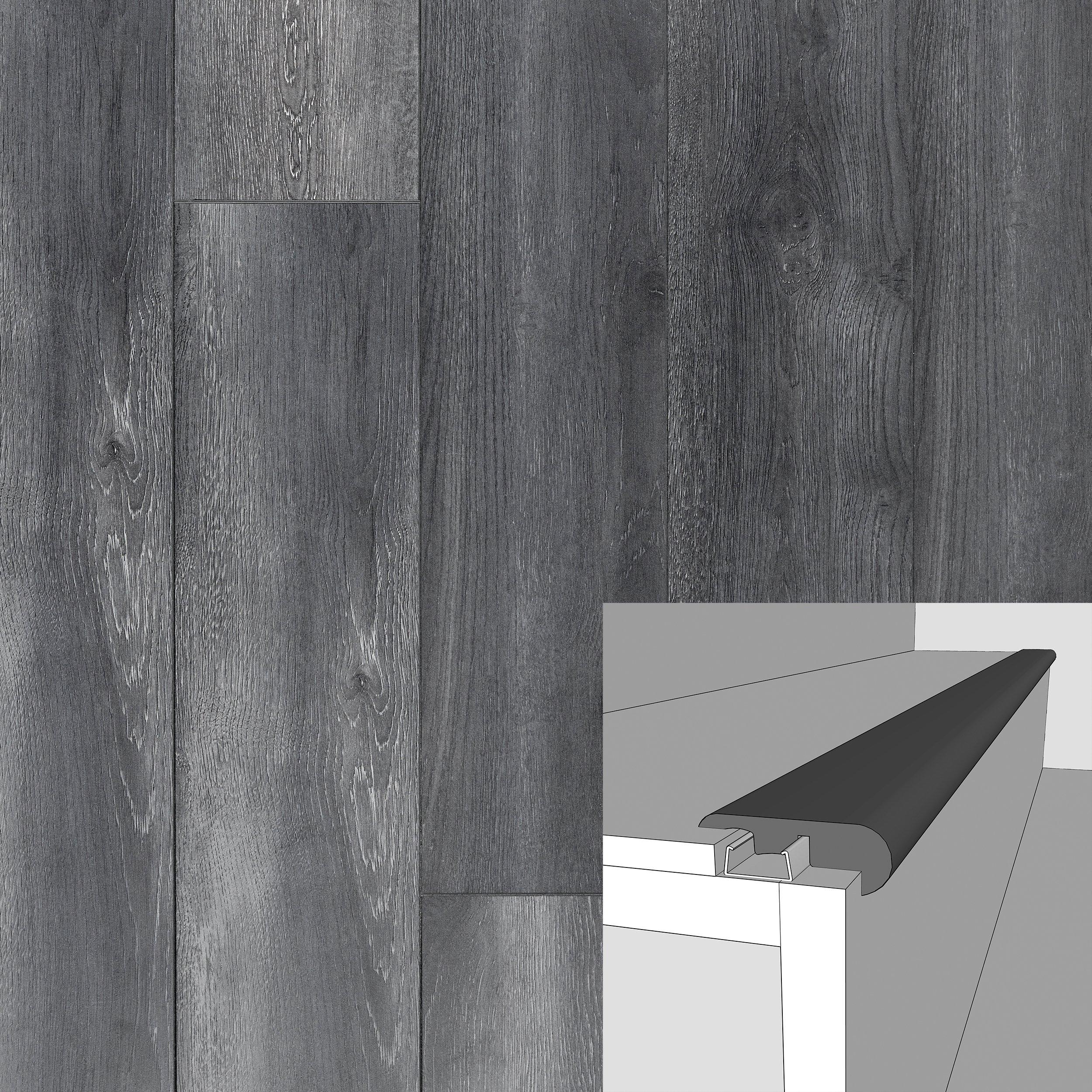 Blackberry Run 94in. Laminate Overlapping Stair Nose