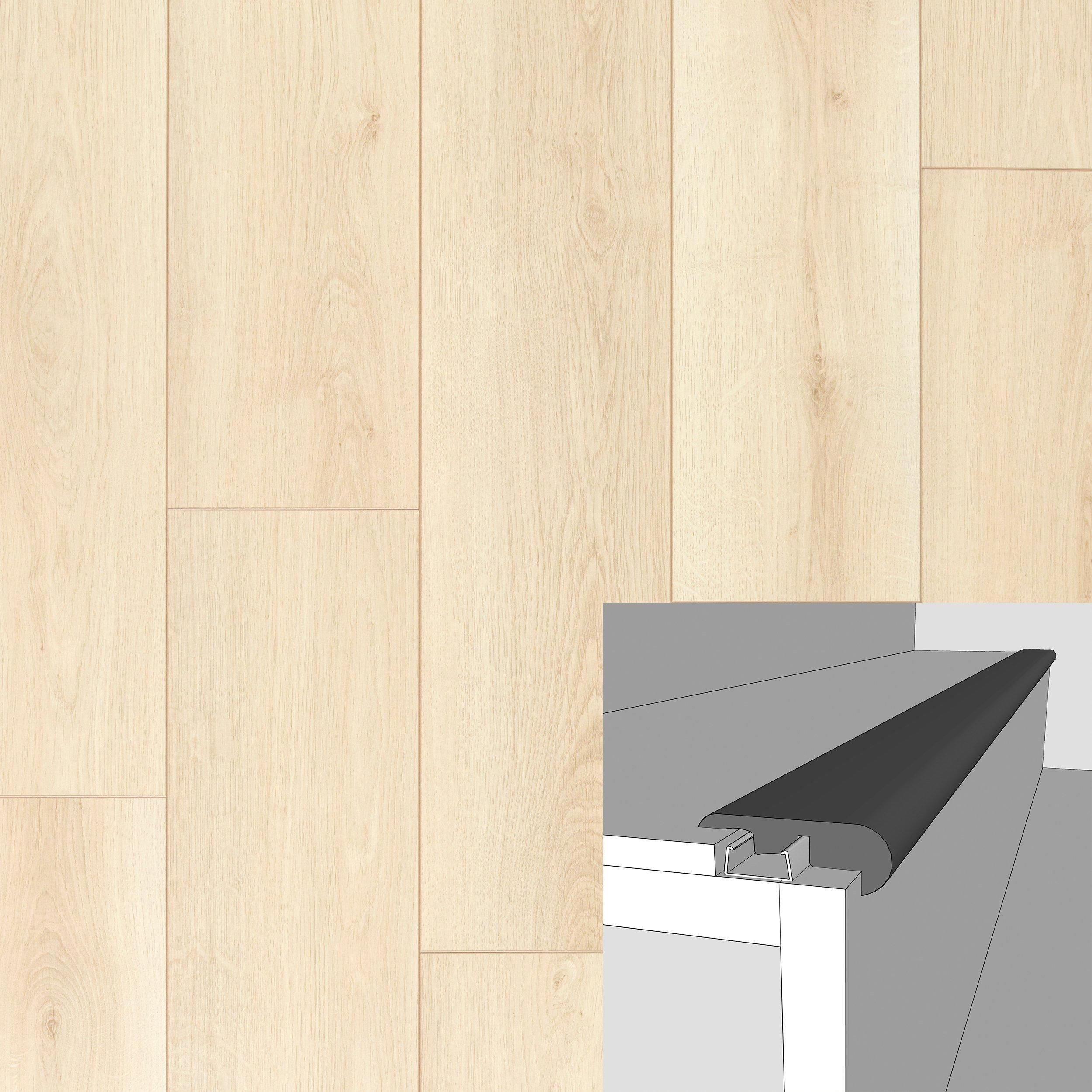 Cedar Crest 94in. Laminate Overlapping Stair Nose