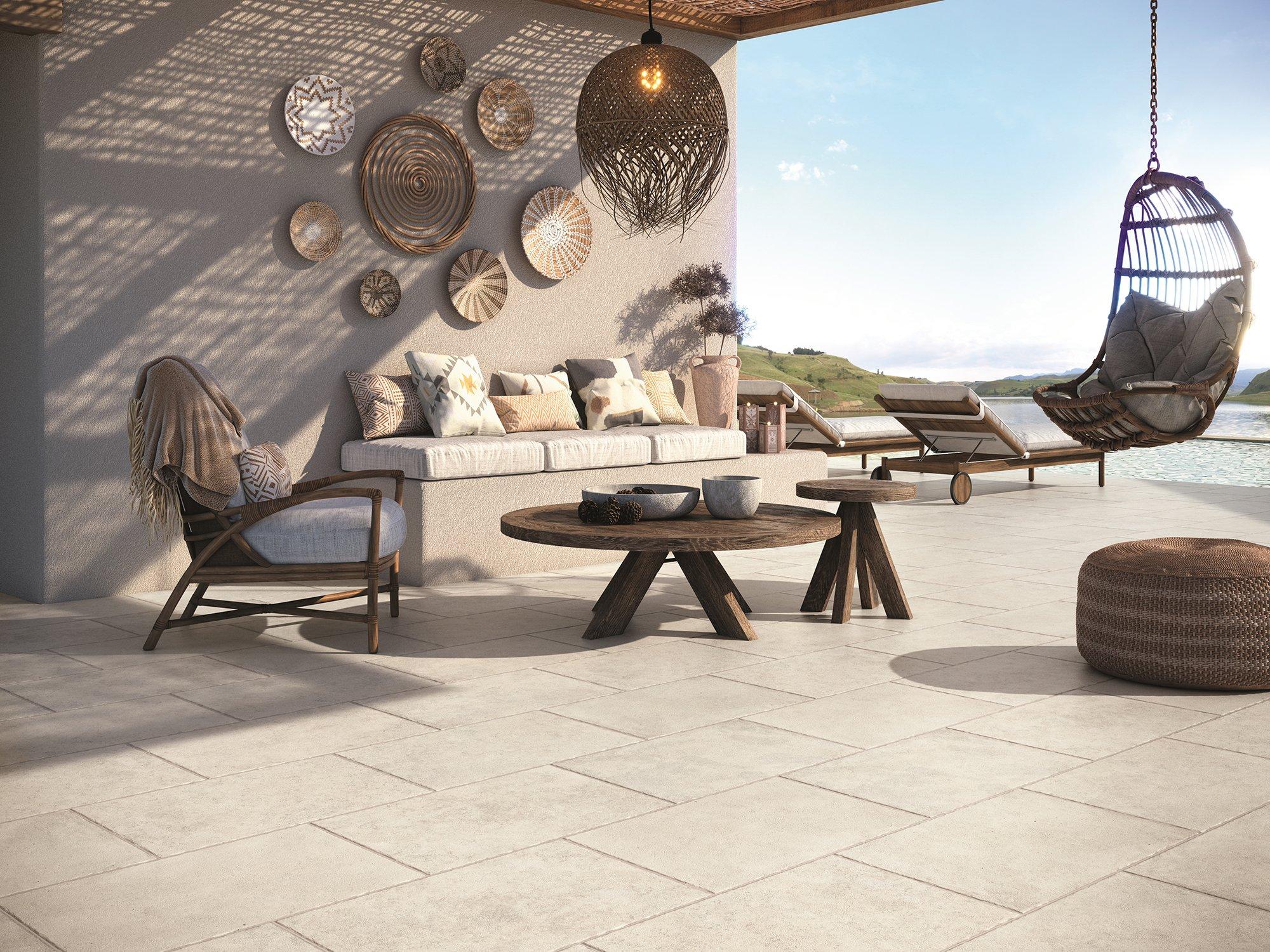 Aegean White Porcelain Tile