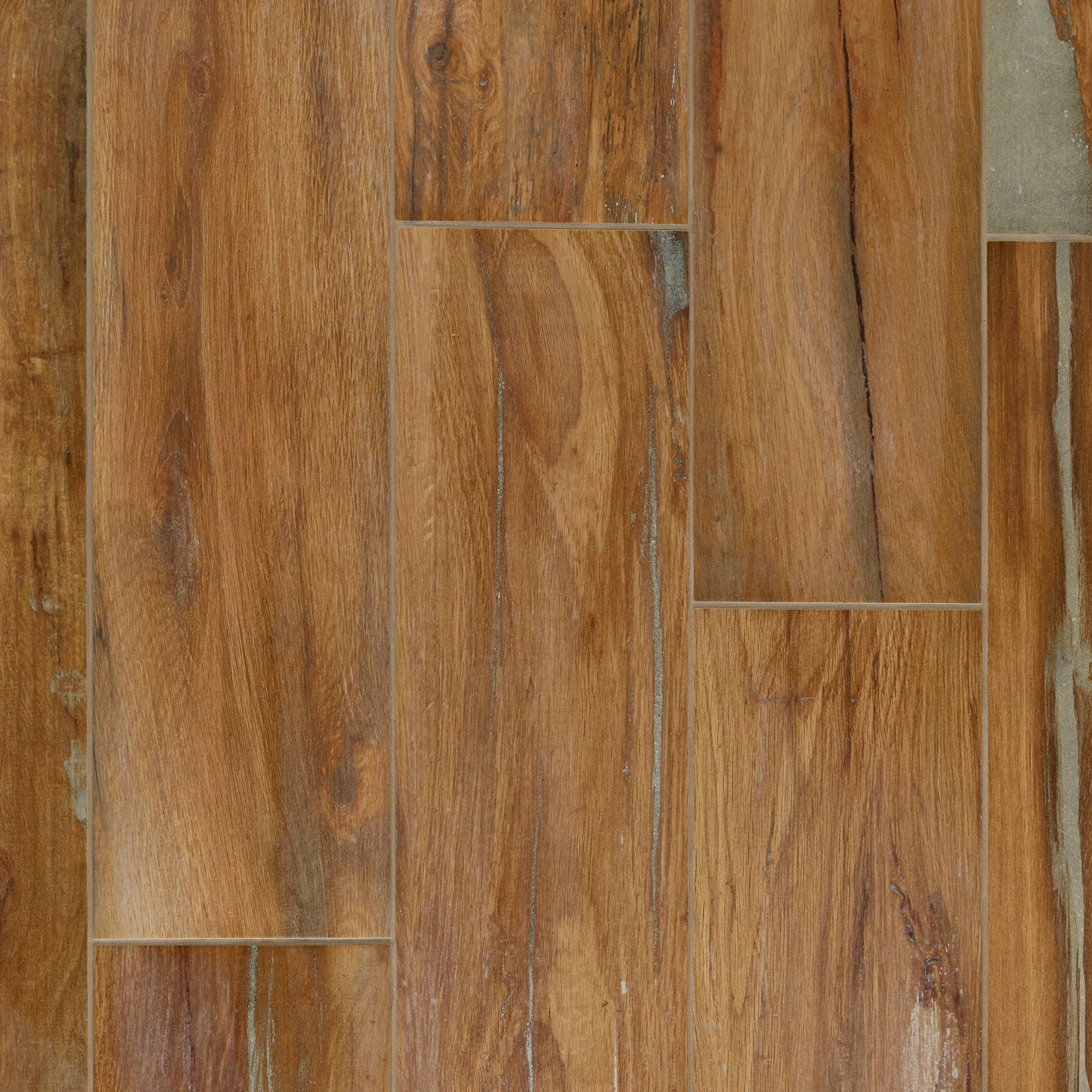 Eldora Blend Wood Plank Matte Porcelain Tile