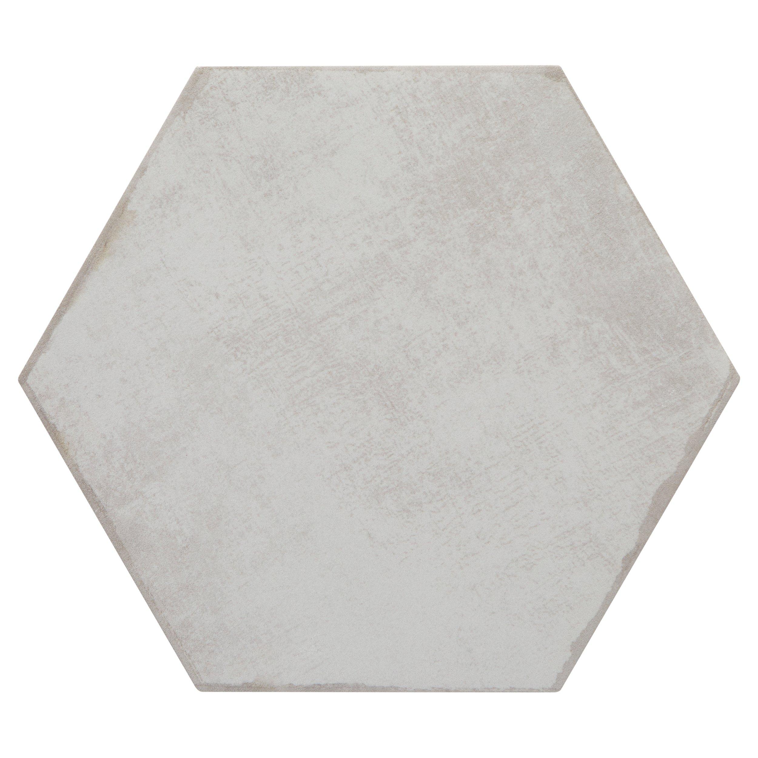 Cemento Hexagon Matte Porcelain Tile - Gray Tile | Floor and Decor