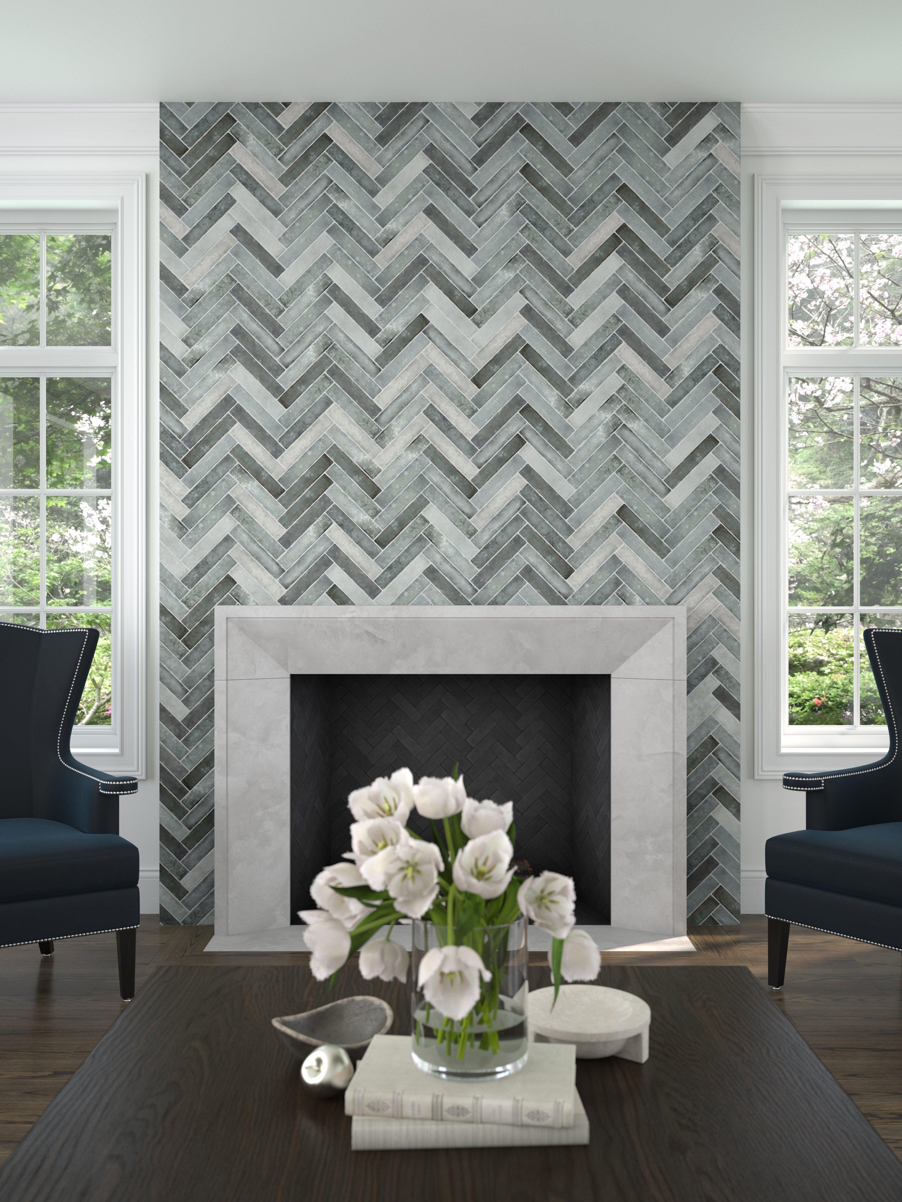 Aquamarine Polished Ceramic Tile