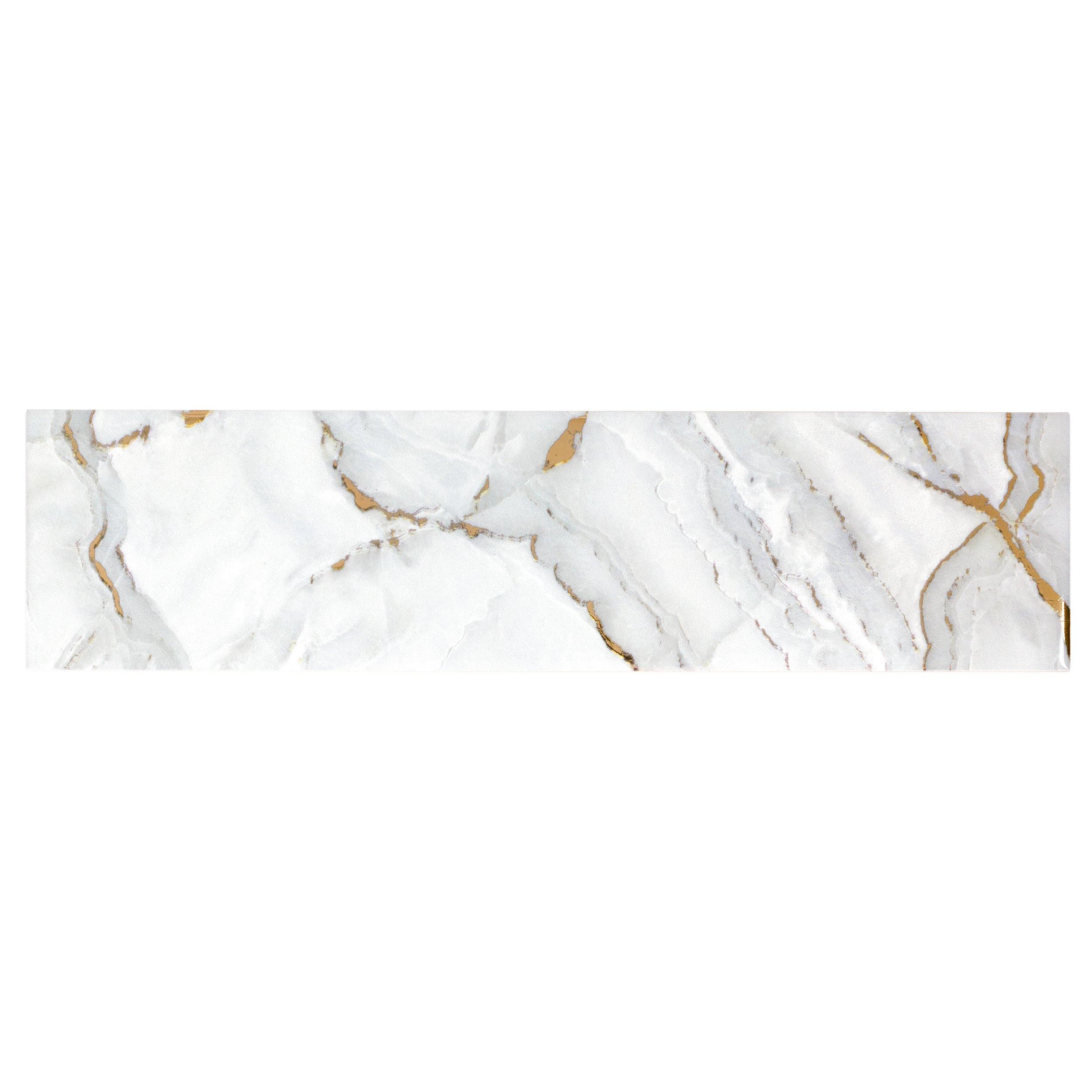 Empress Gold Polished Ceramic Tile