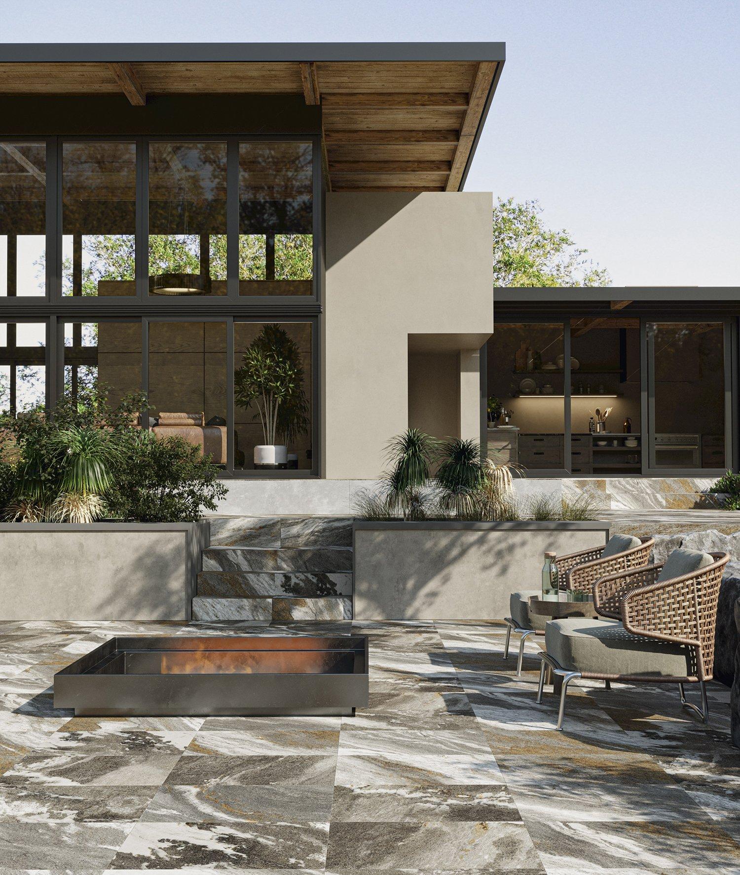 Caspian Oro Matte Porcelain Tile
