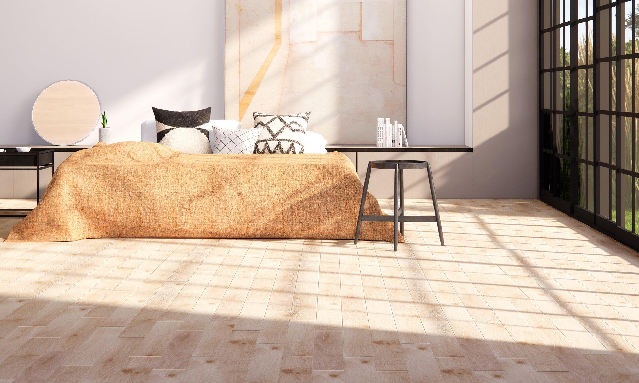 Sitka Almond Wood Plank Porcelain Tile
