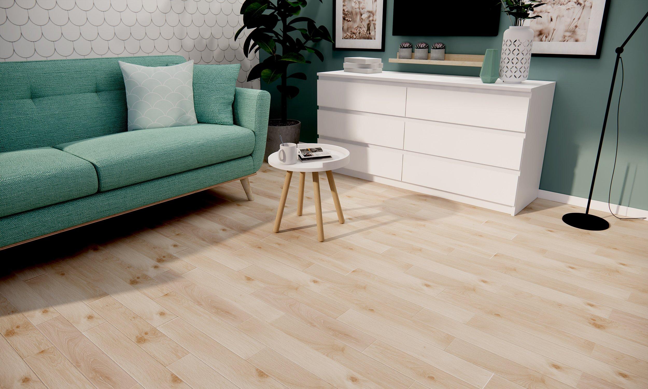 Sitka Almond Wood Plank Porcelain Tile