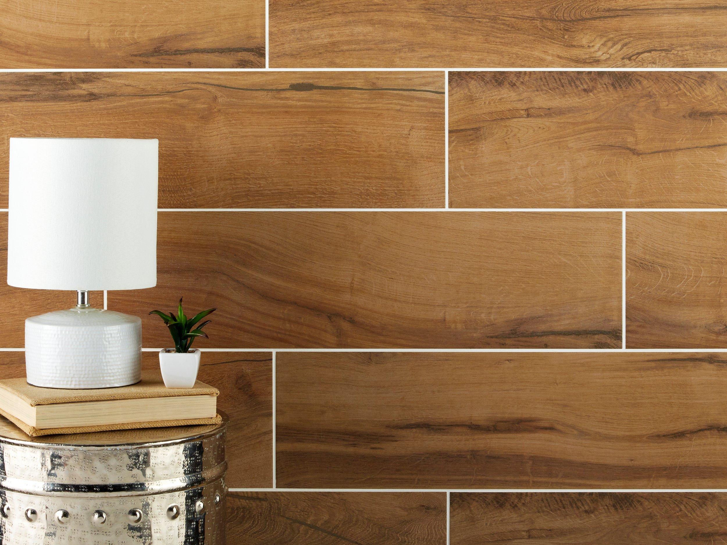 Alden Natural Wood Plank Porcelain Tile