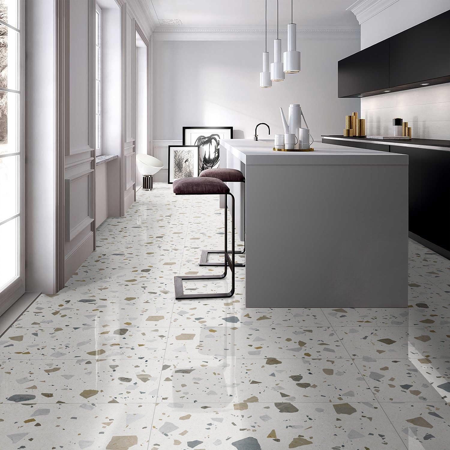 Barbados Mix Polished Porcelain Tile | Floor and Decor