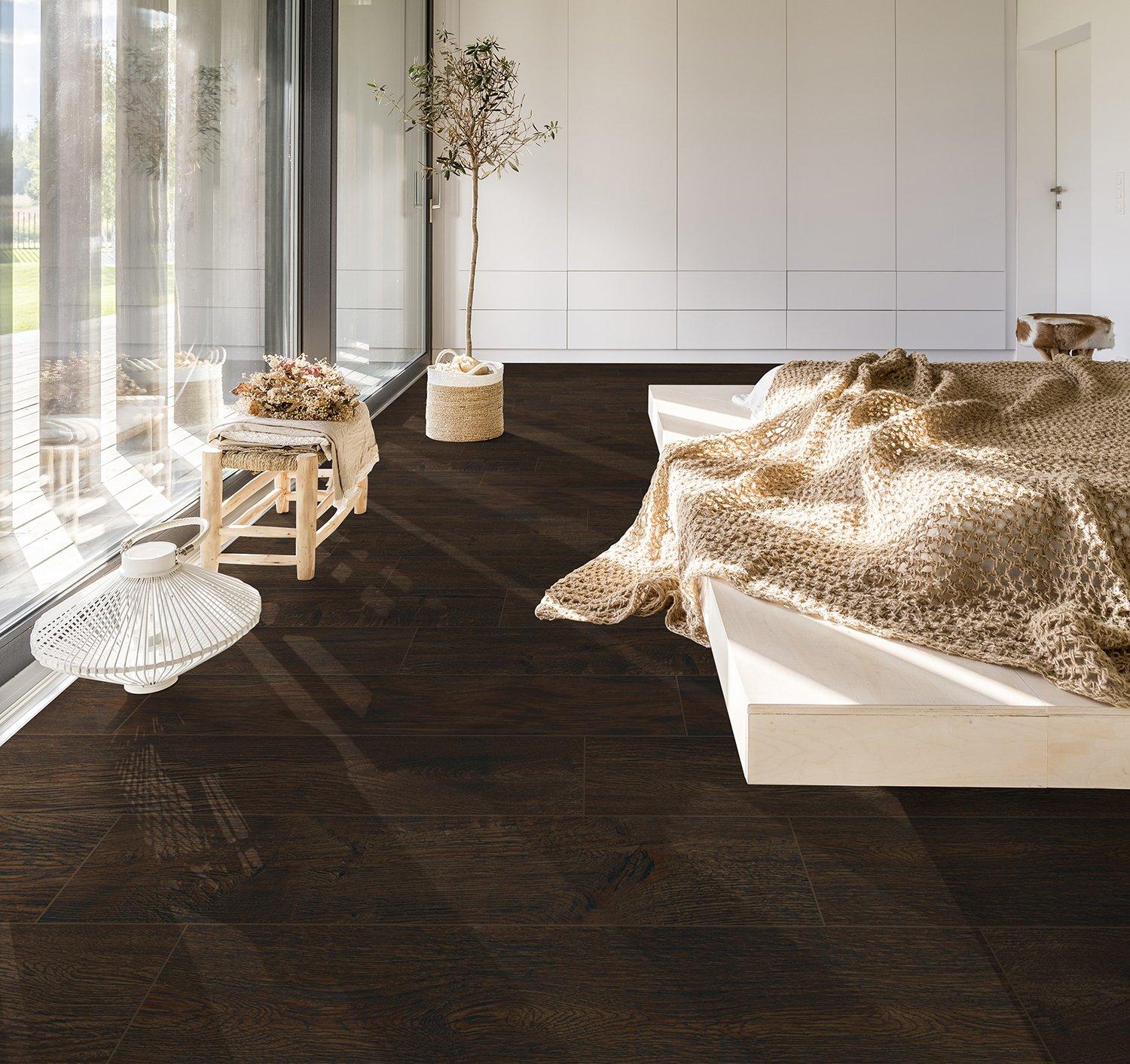 Durango Walnut Wood Plank Porcelain Tile