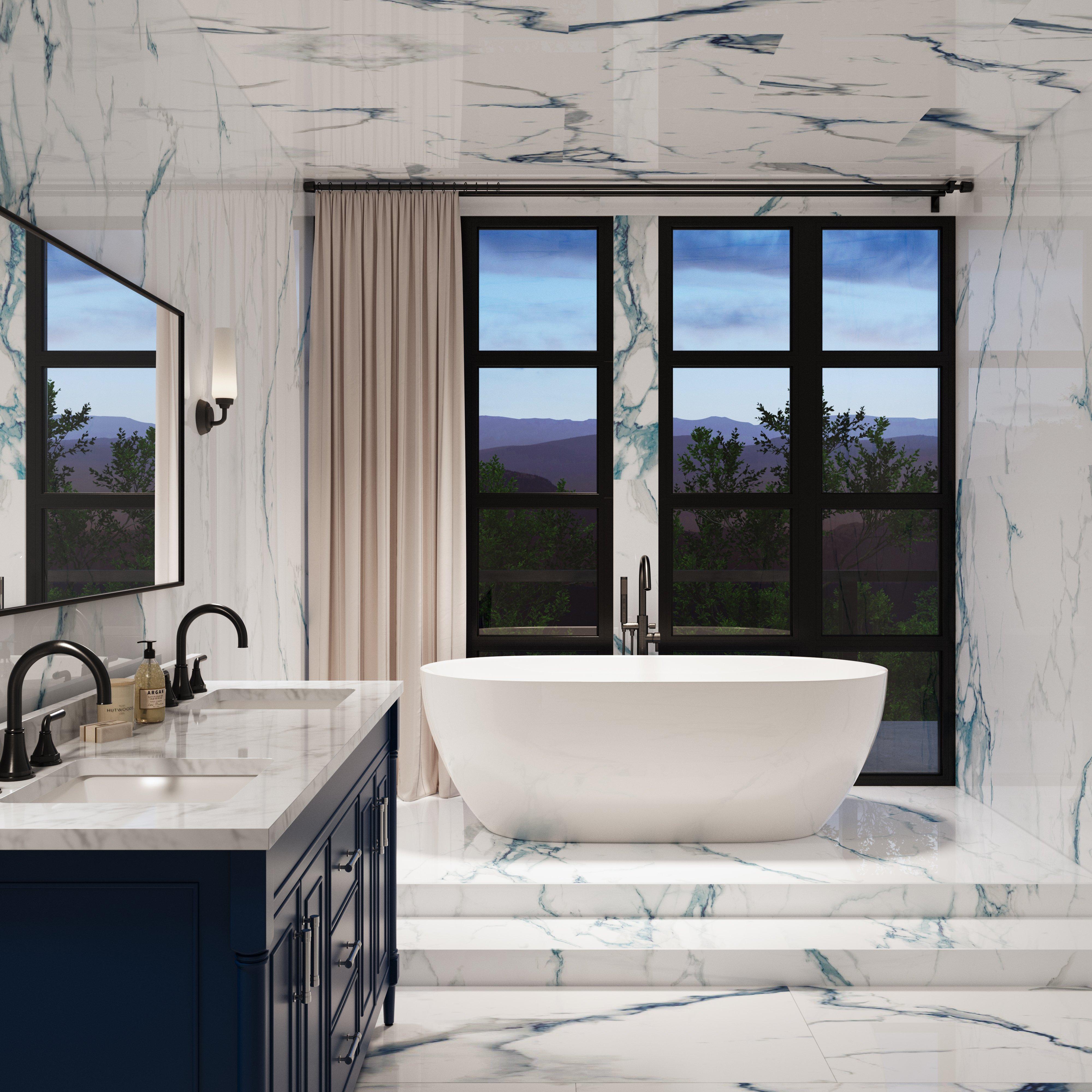 Tano 8 in. Widespread Matte Black Faucet