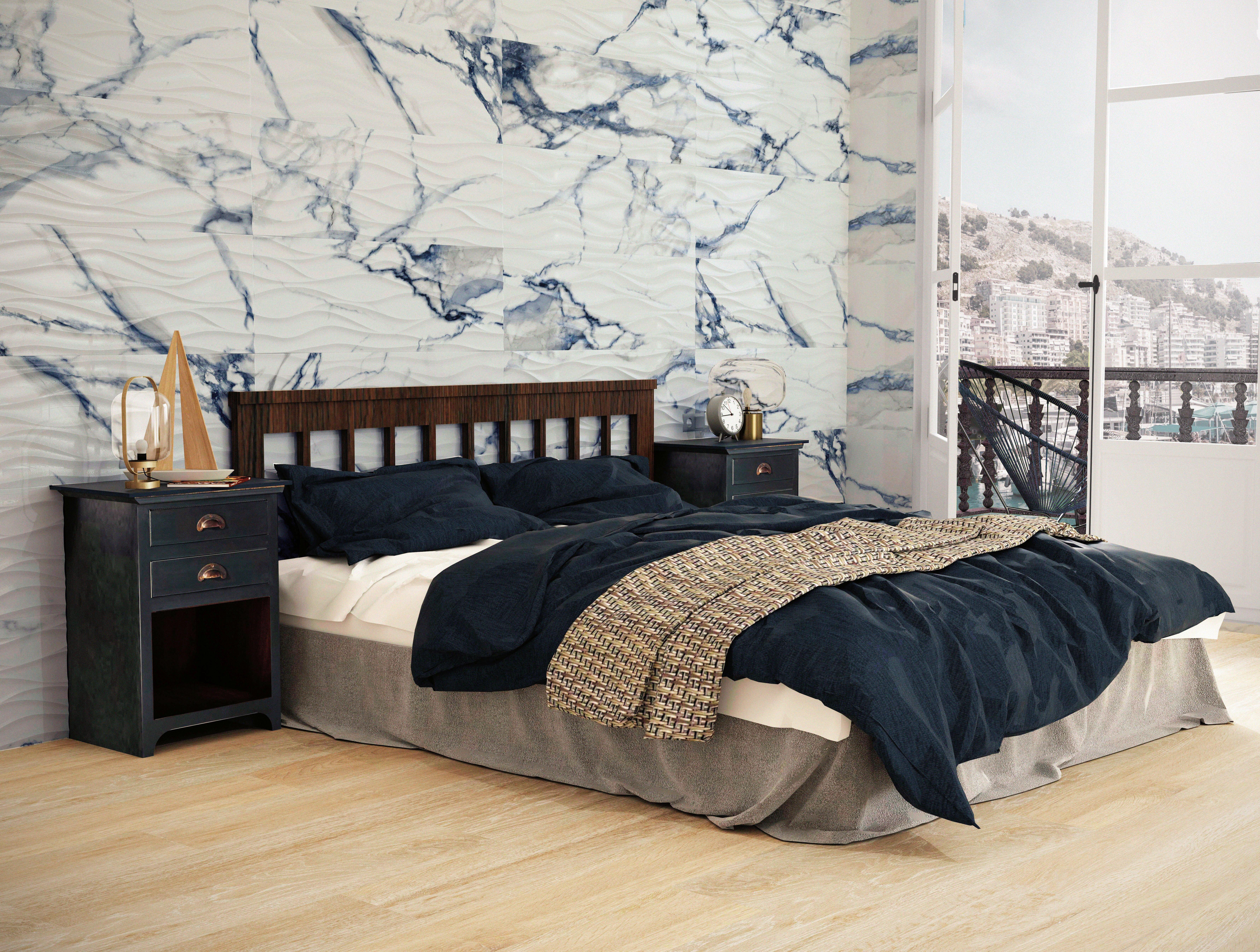 Martinique Azul Polished Porcelain Tile