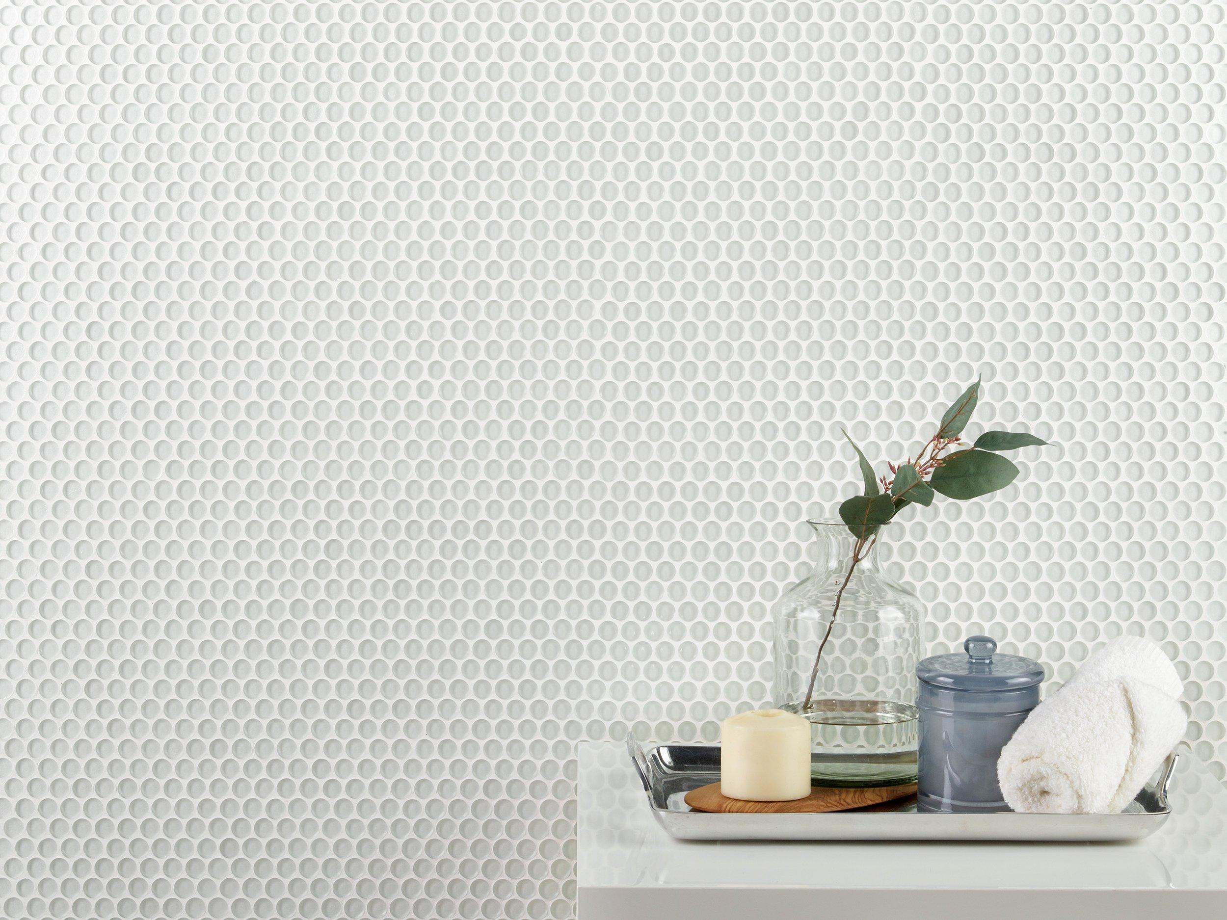 Diamond Penny Glass Mosaic