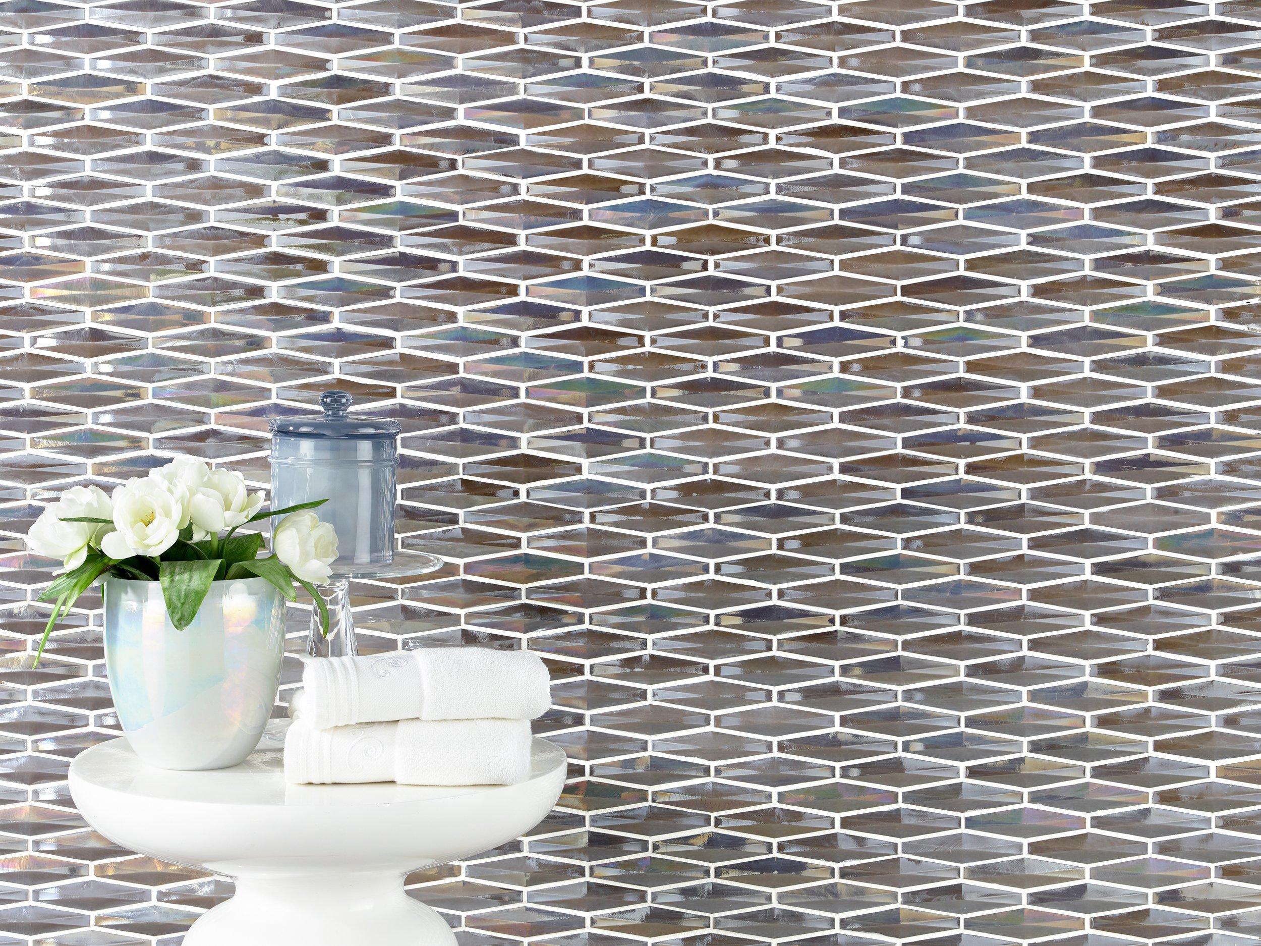 Kalico 3D Diamond Glass Mosaic