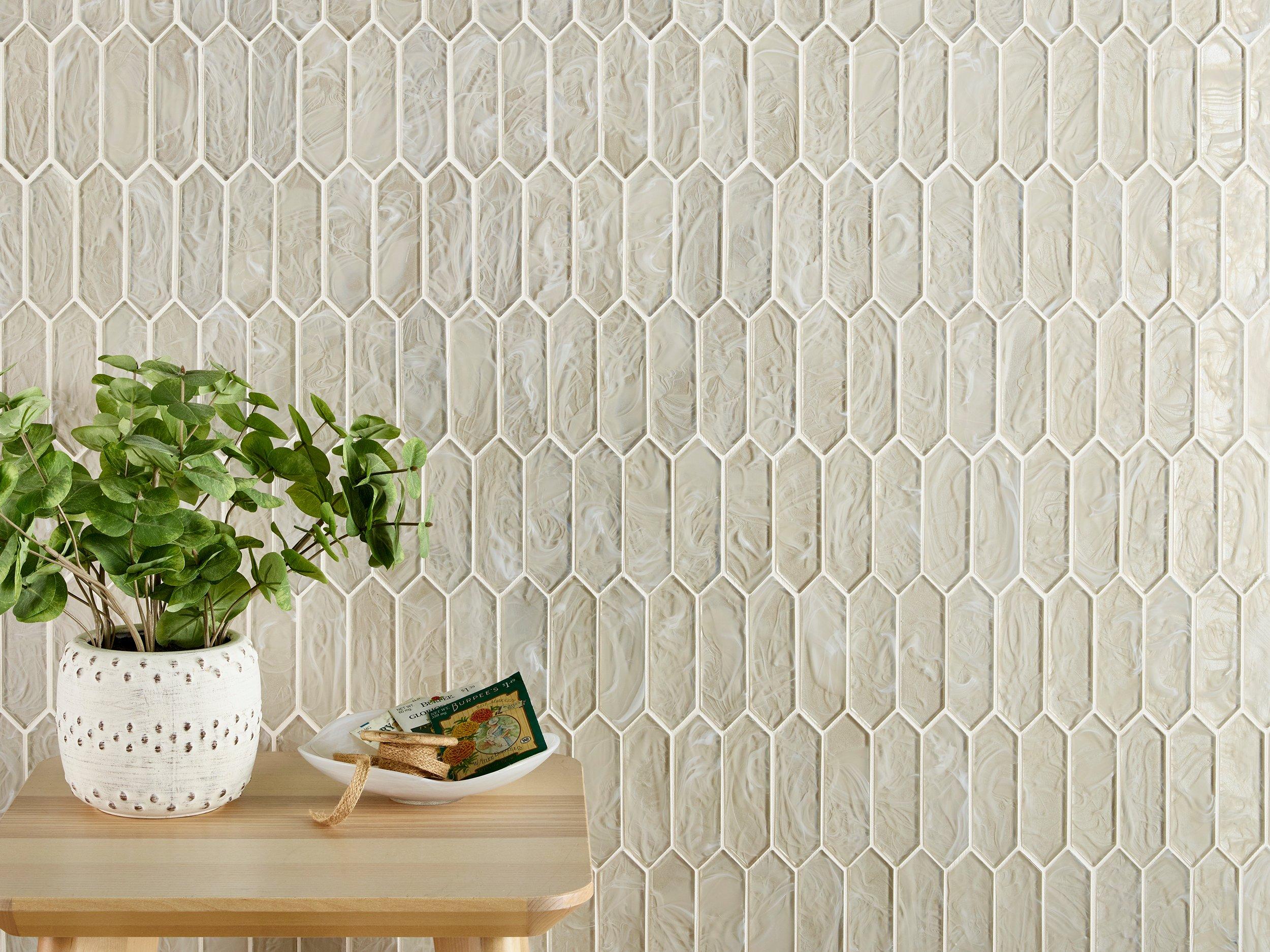 Charlotte Picket Hot Glass Tile