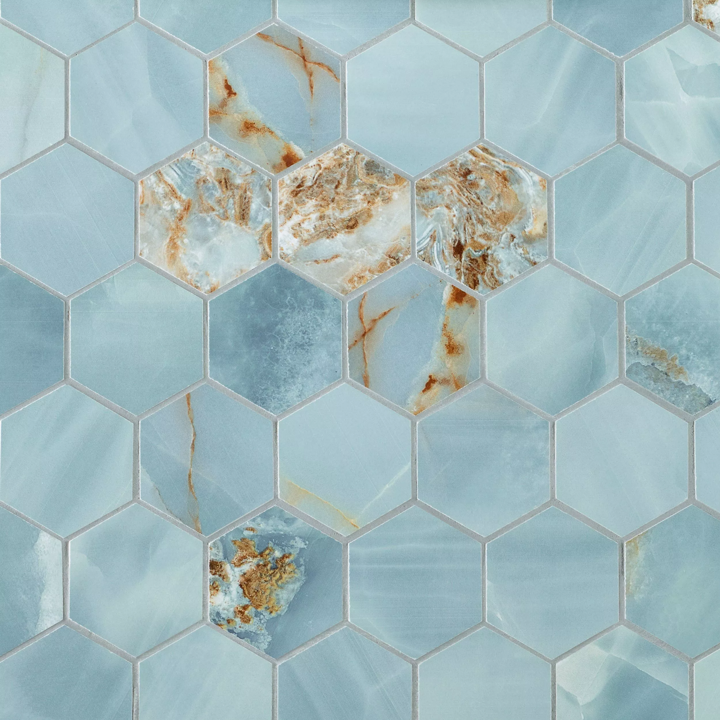 Vita Bella Hexagon Porcelain Mosaic | Floor and Decor