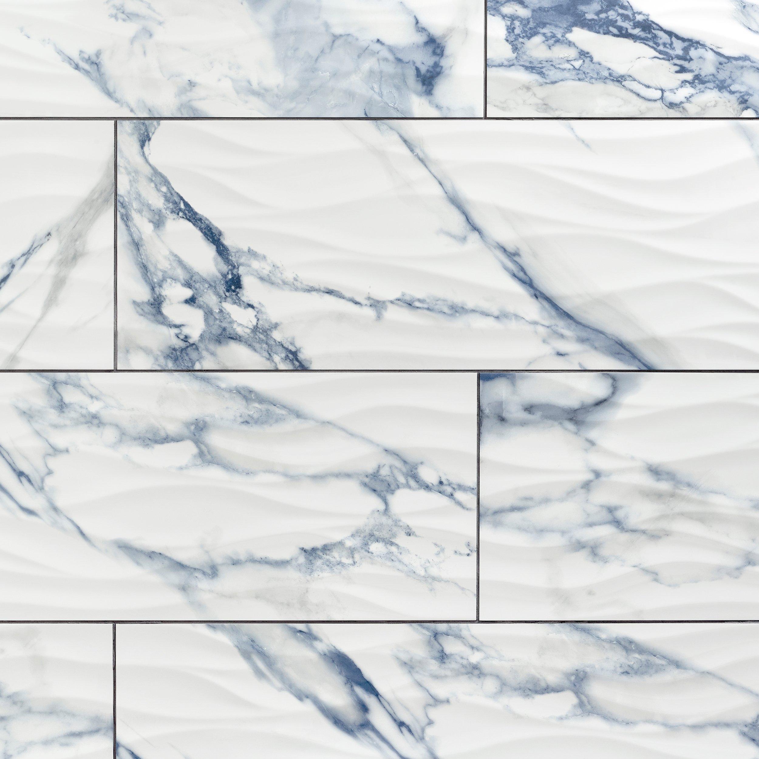 Martinique Azul Wave Ceramic Tile
