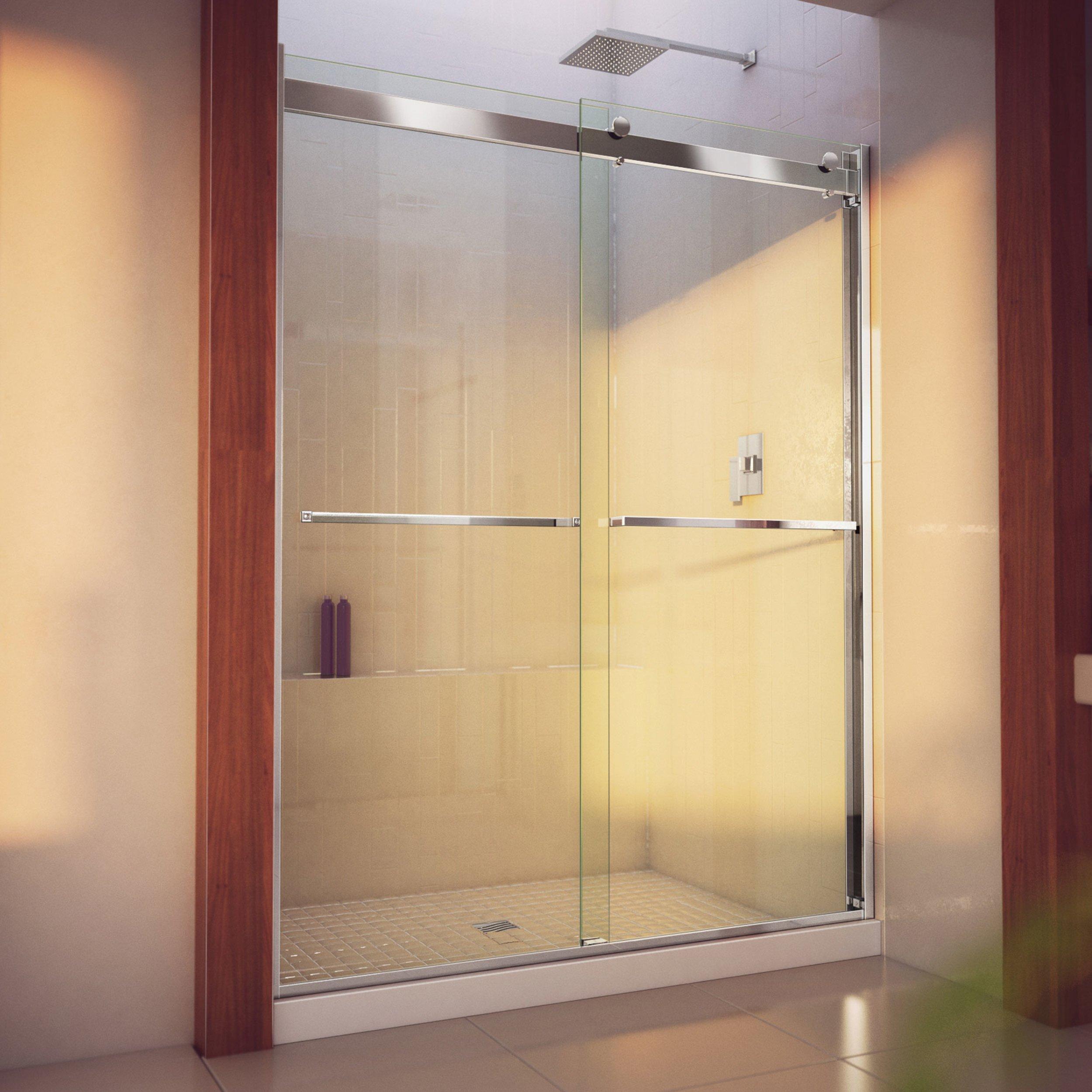 Essence-H Chrome Bypass Shower Door