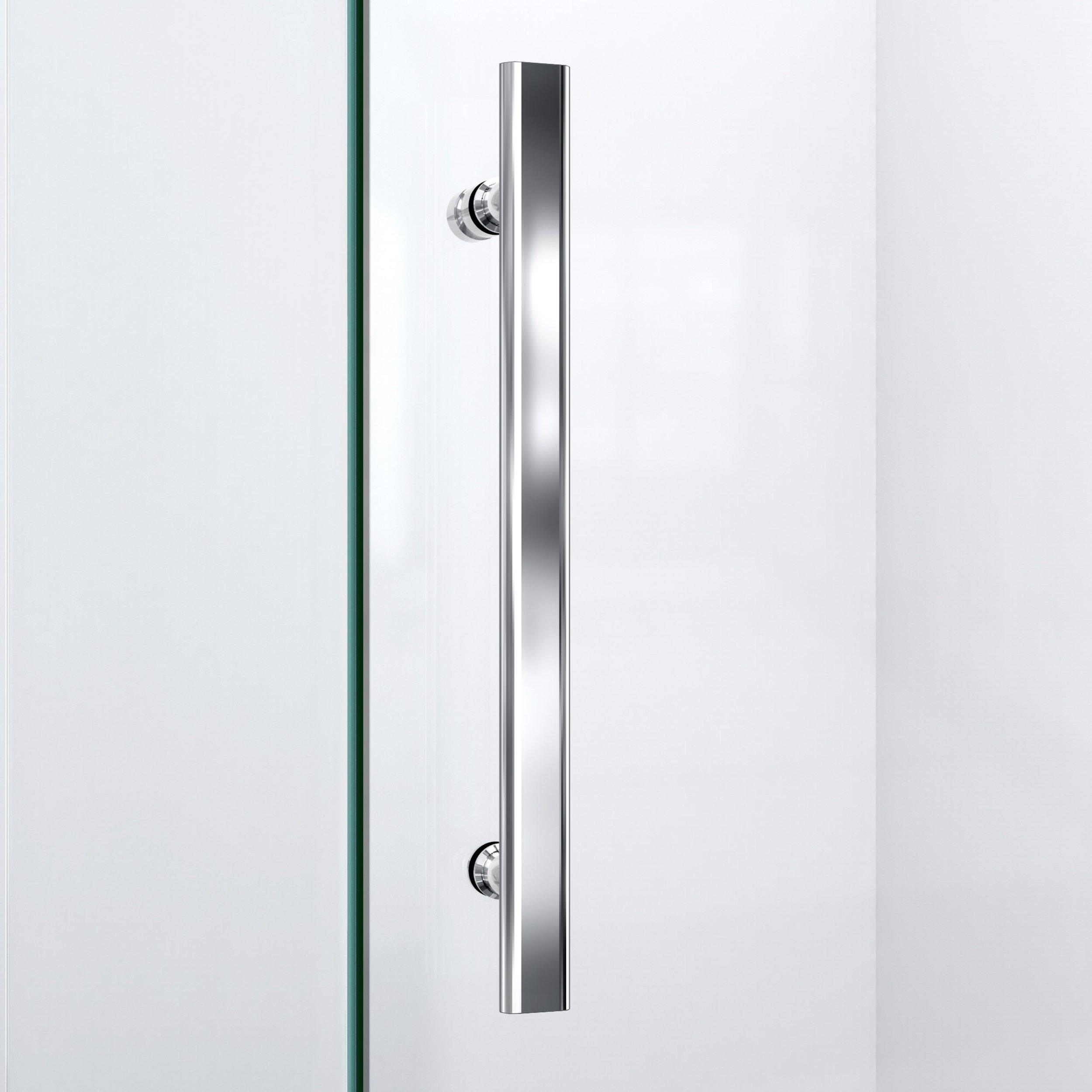 Quatra Lux Chrome Enclosure Shower Door