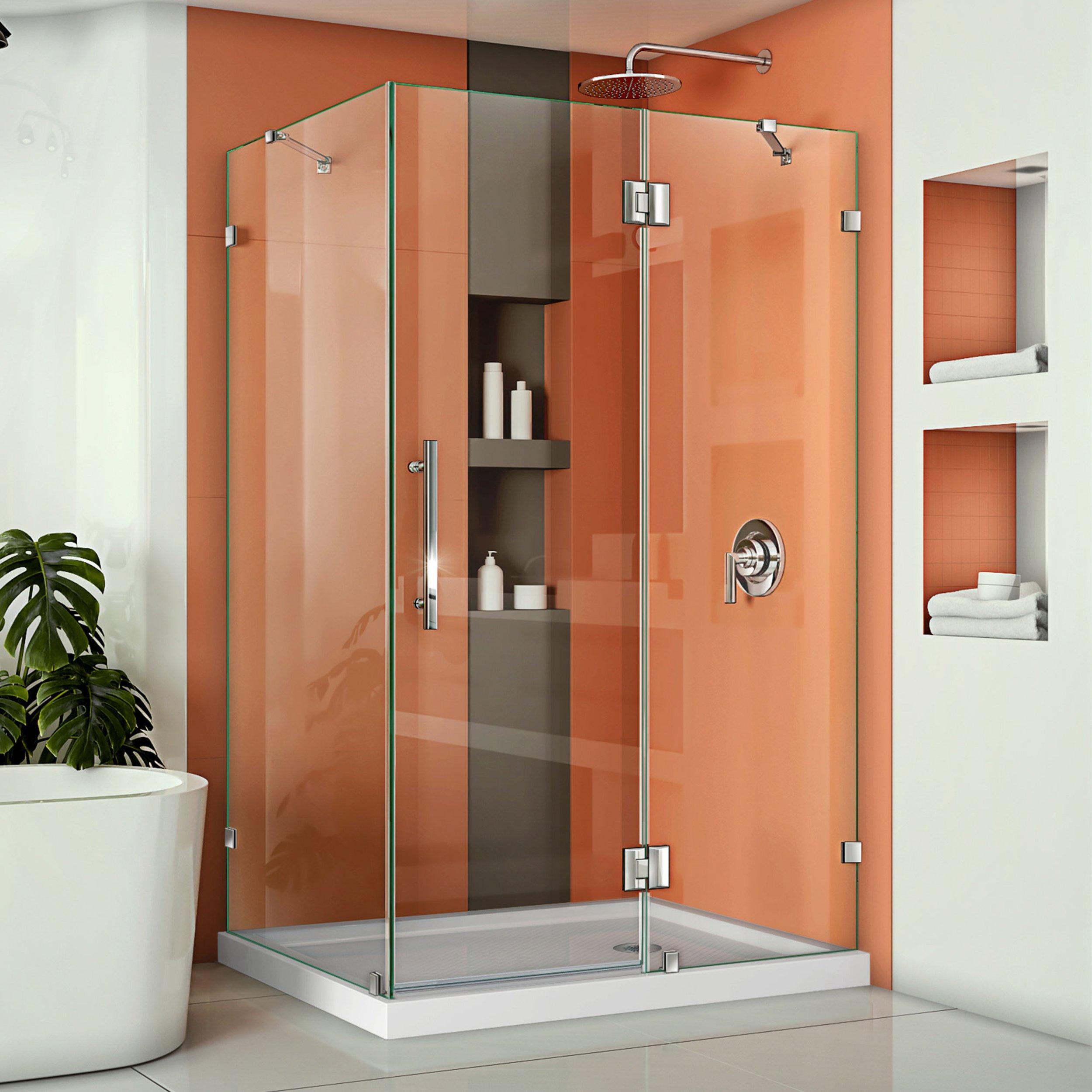 Quatra Lux Chrome Enclosure Shower Door