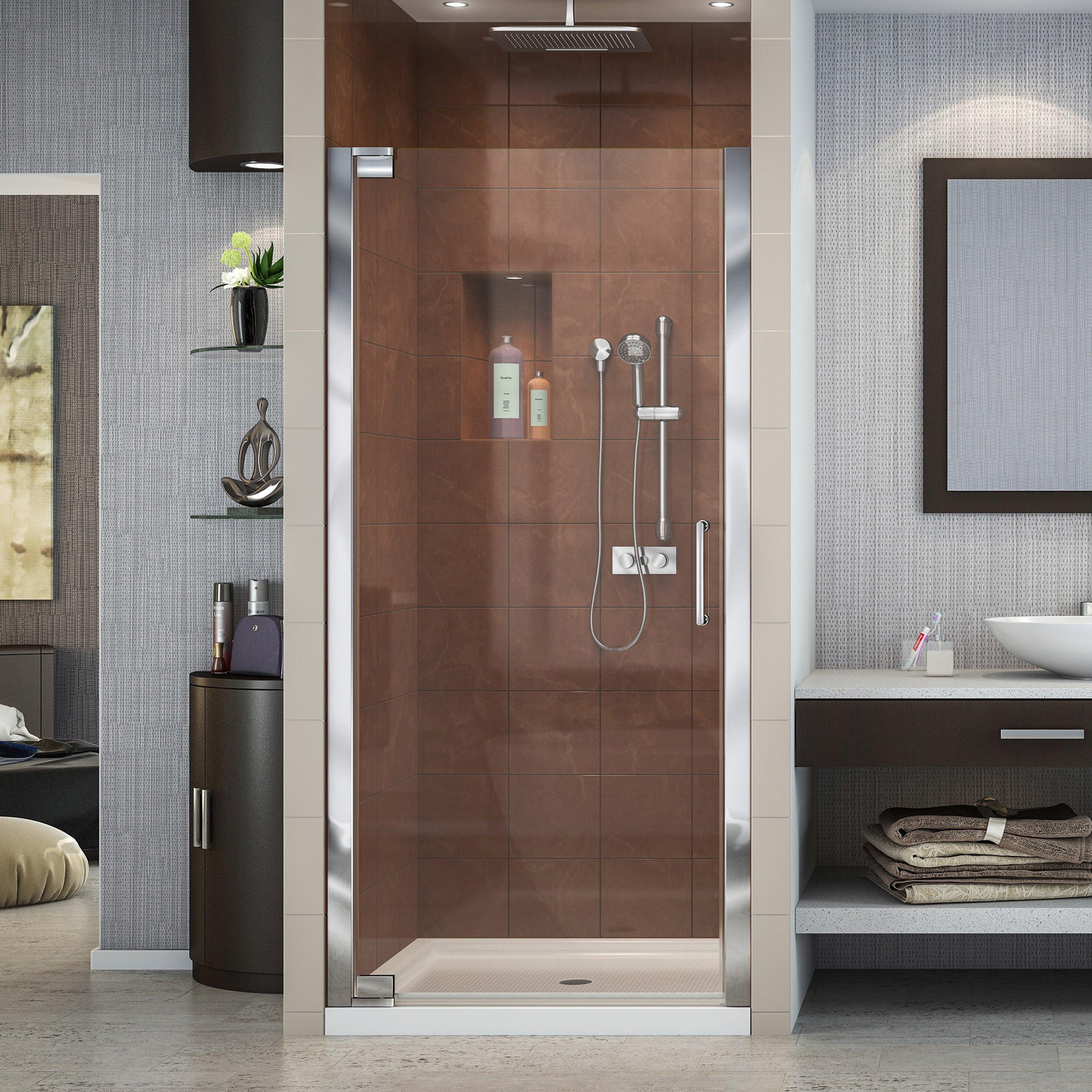 Elegance Chrome Pivot Shower Door