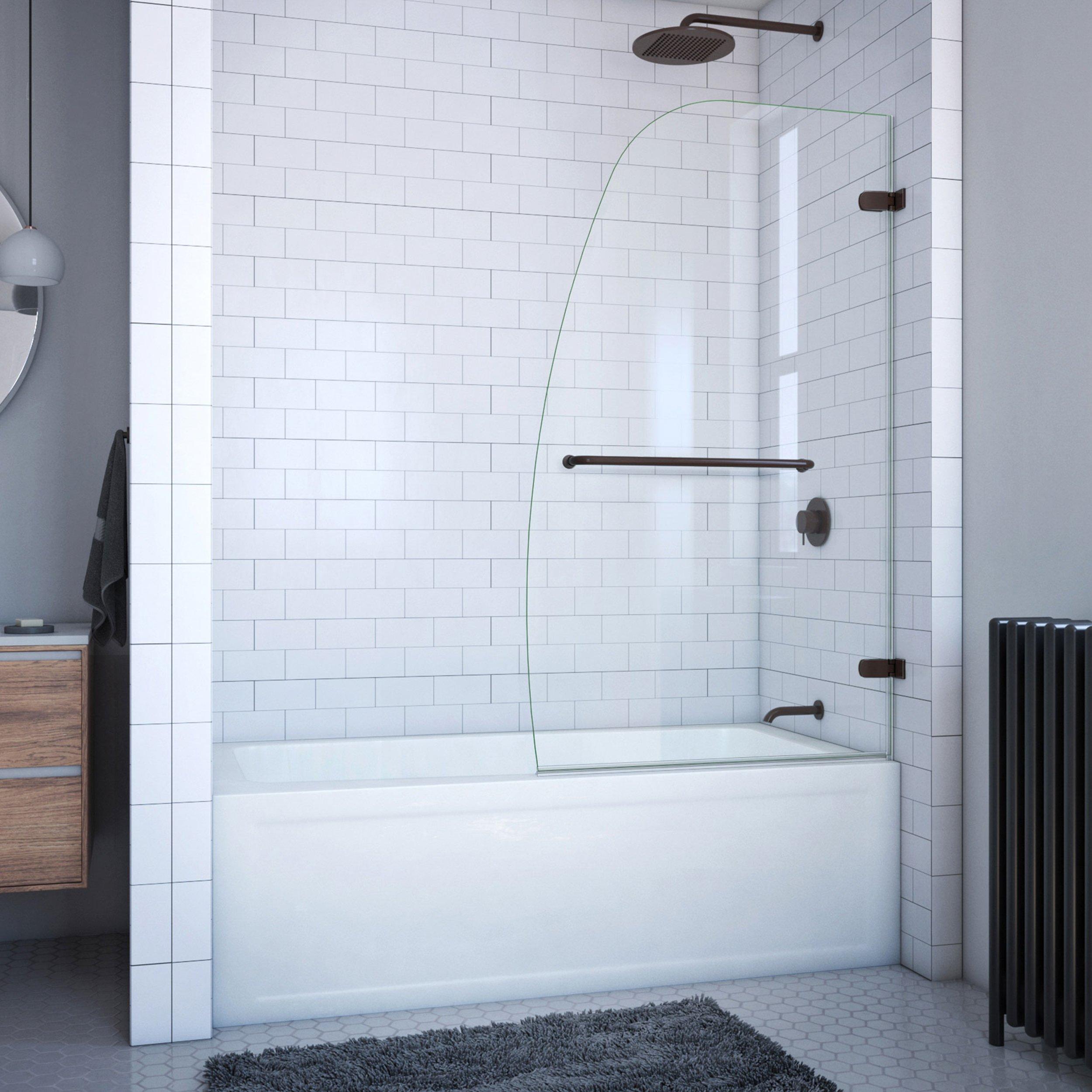 Aqua Uno Orb Hinged Shower Door