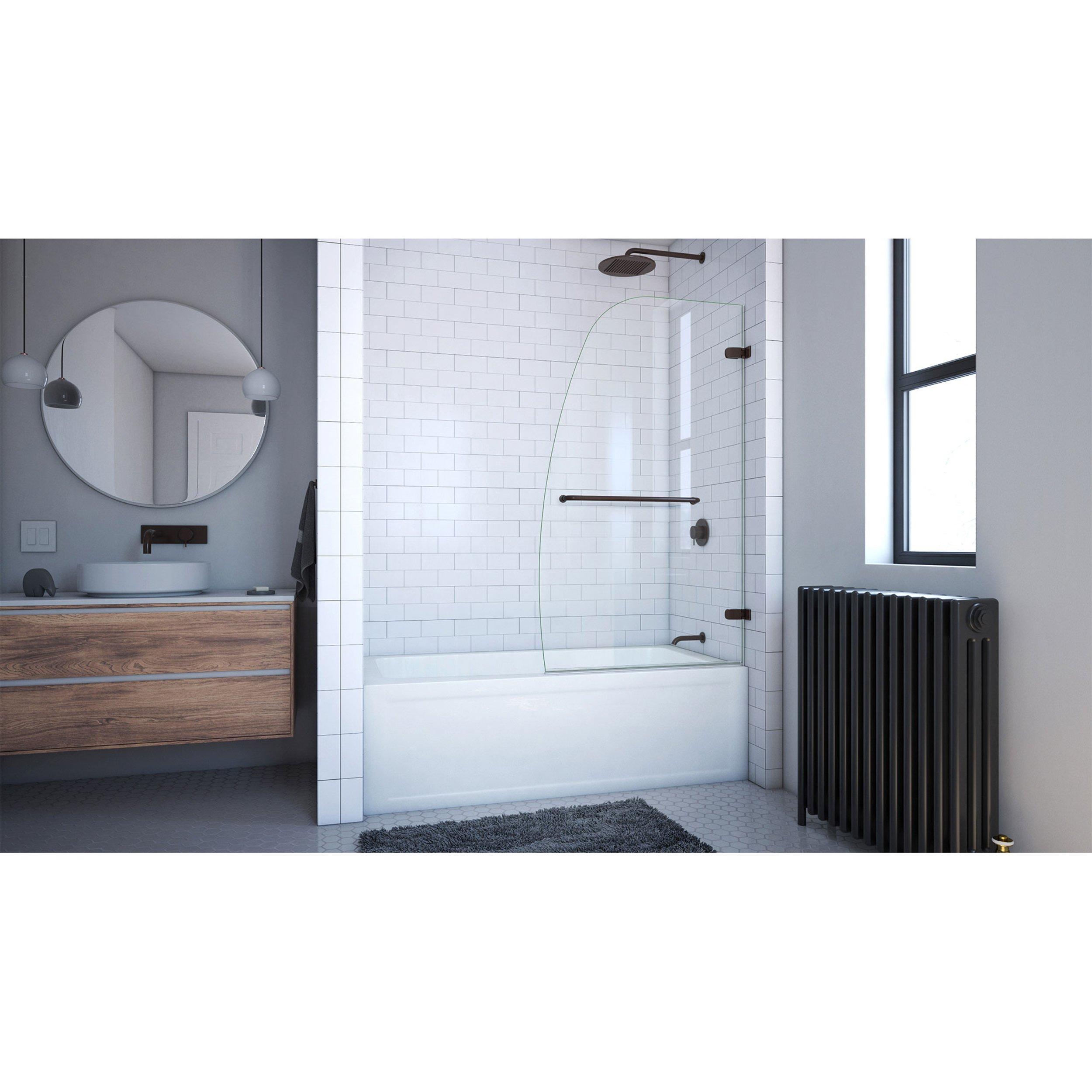Aqua Uno Orb Hinged Shower Door