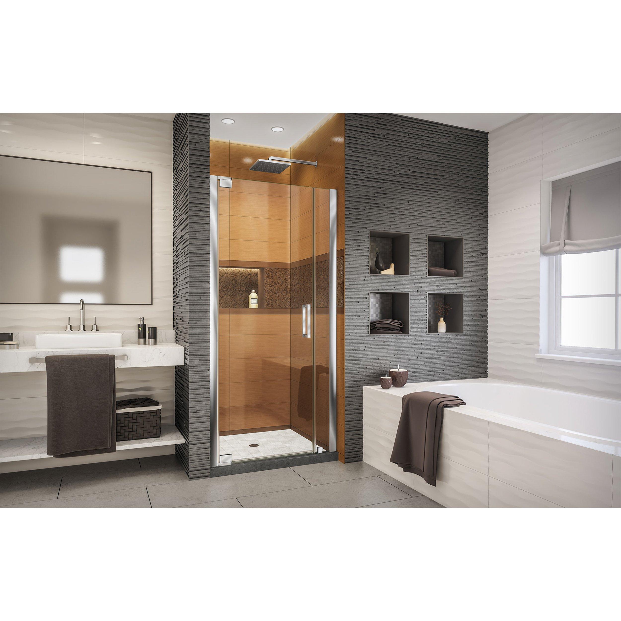 Elegance-LS Chrome Pivot Shower Door