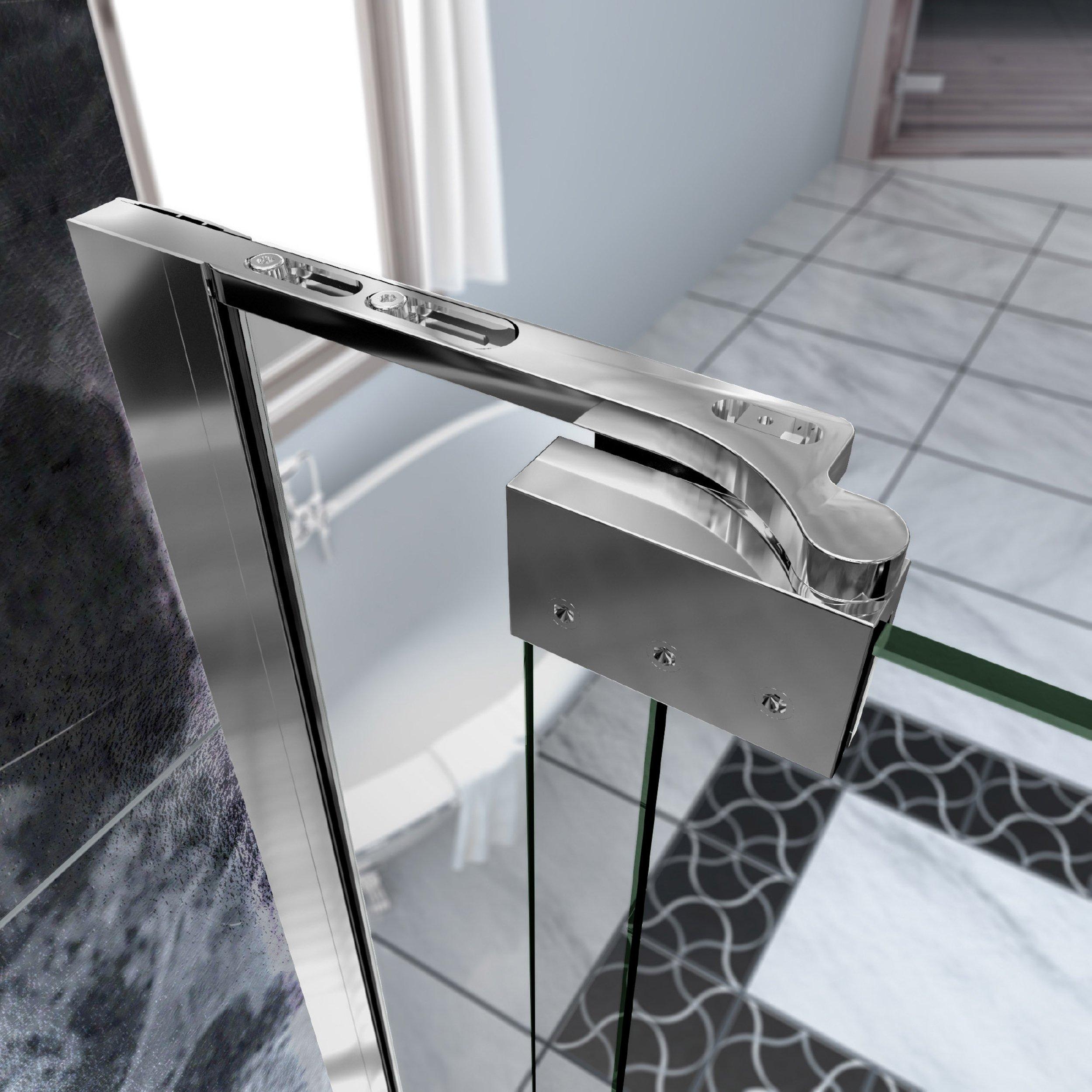 Allure Chrome Pivot Shower Door