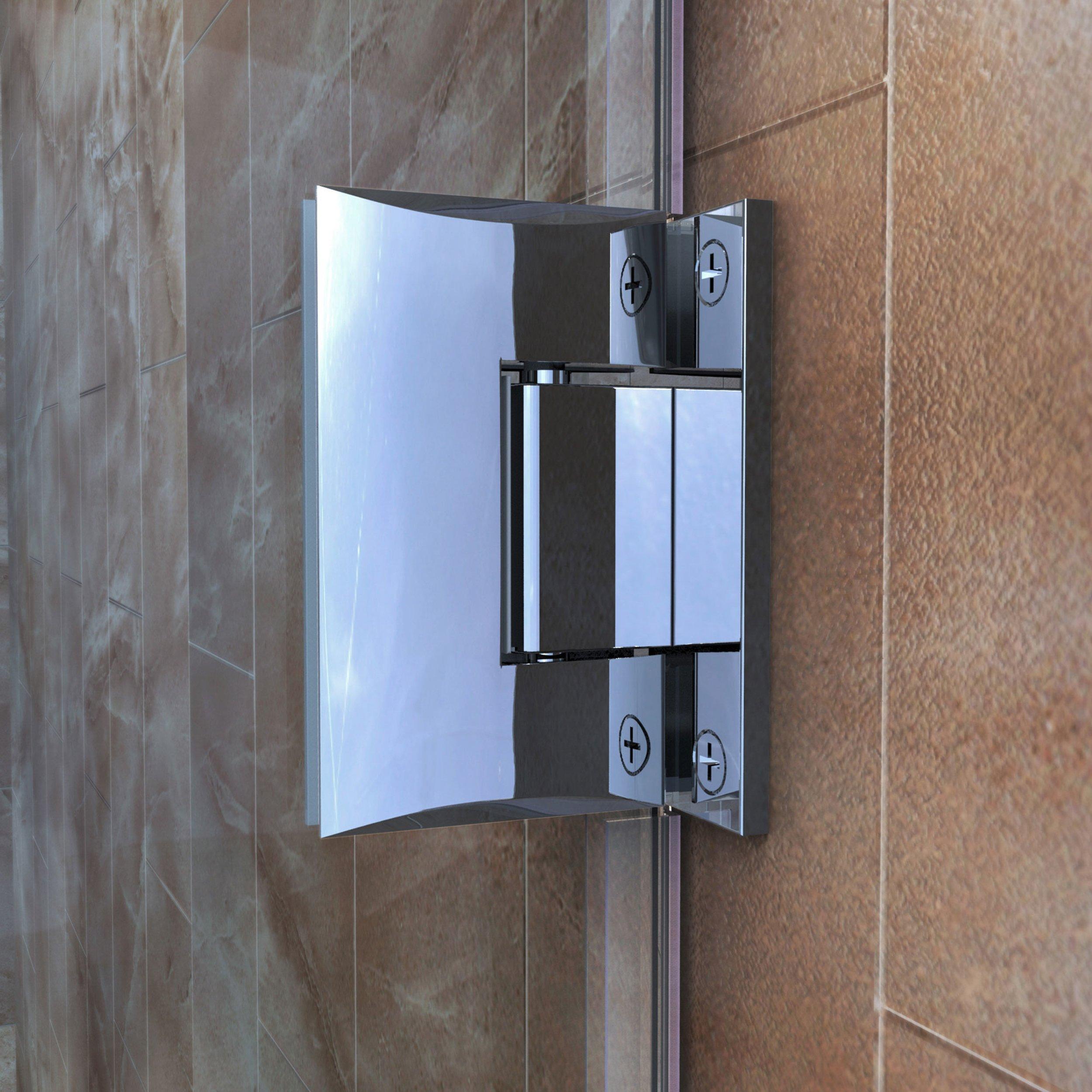 Unidoor Plus Chrome Enclosure Shower Door