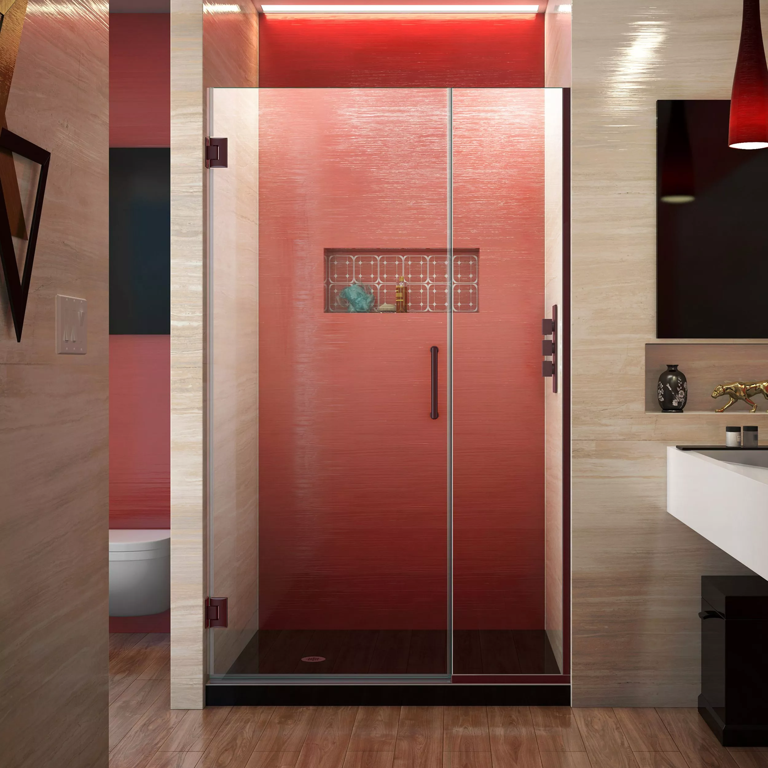 Unidoor Plus Orb Hinged Shower Door