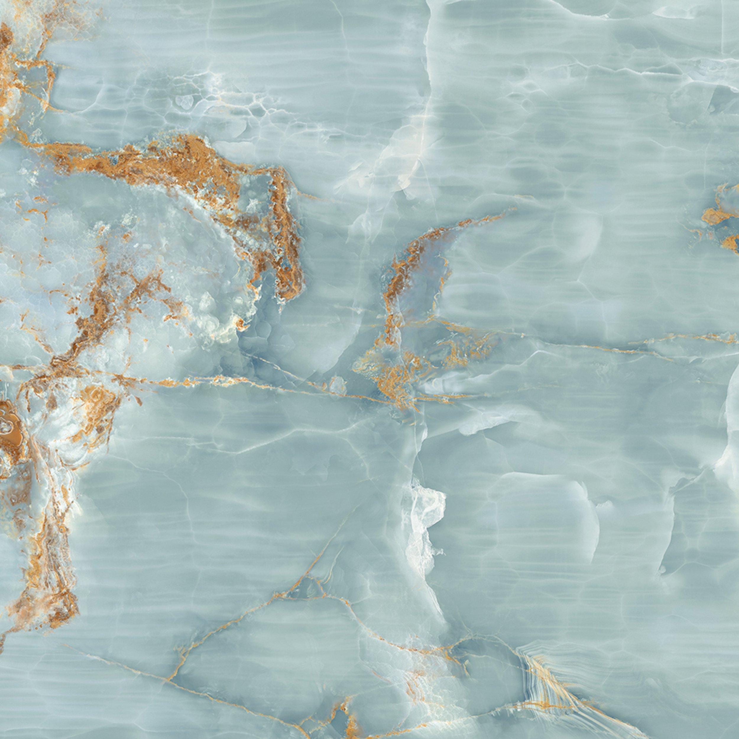 Vita Bella Polished Porcelain Tile - Blue Tile