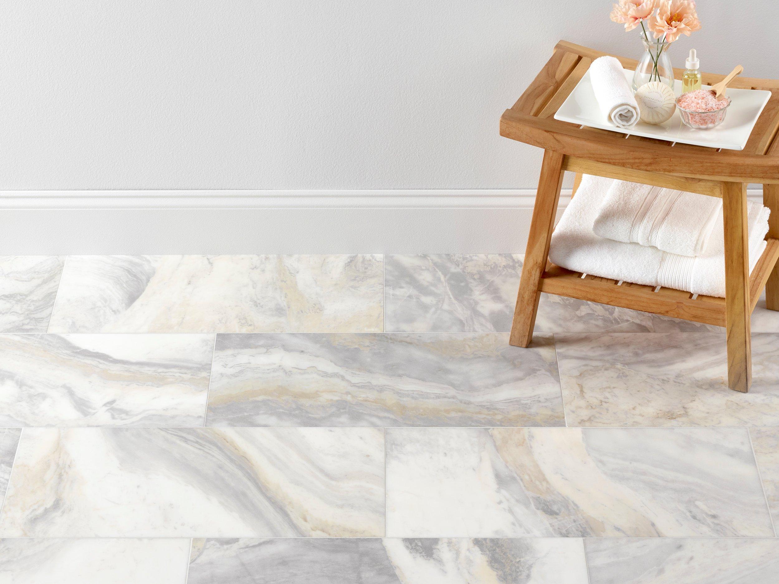 Lucina Honed Marble Tile