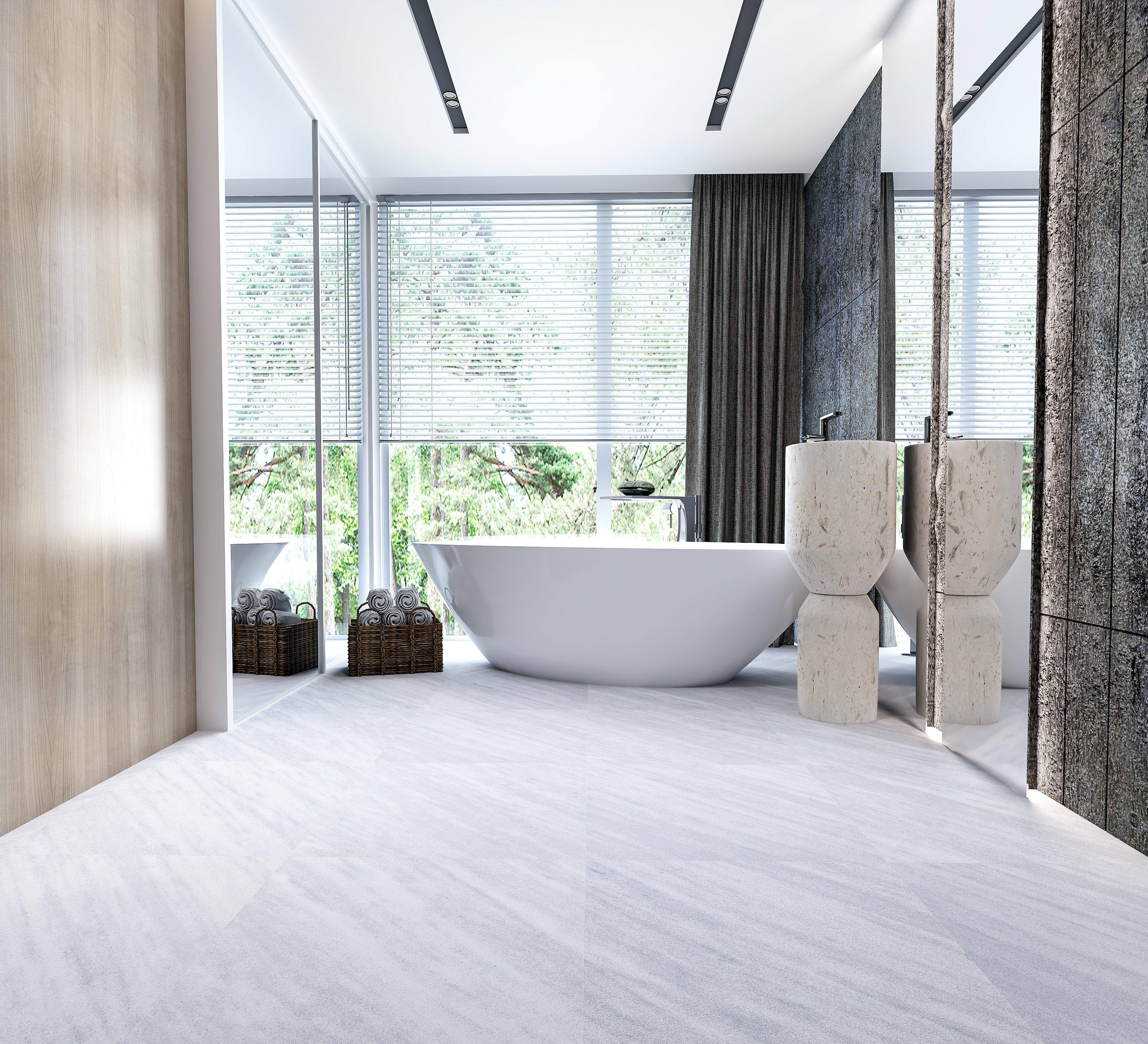 Allegra Velour Textured Marble Tile