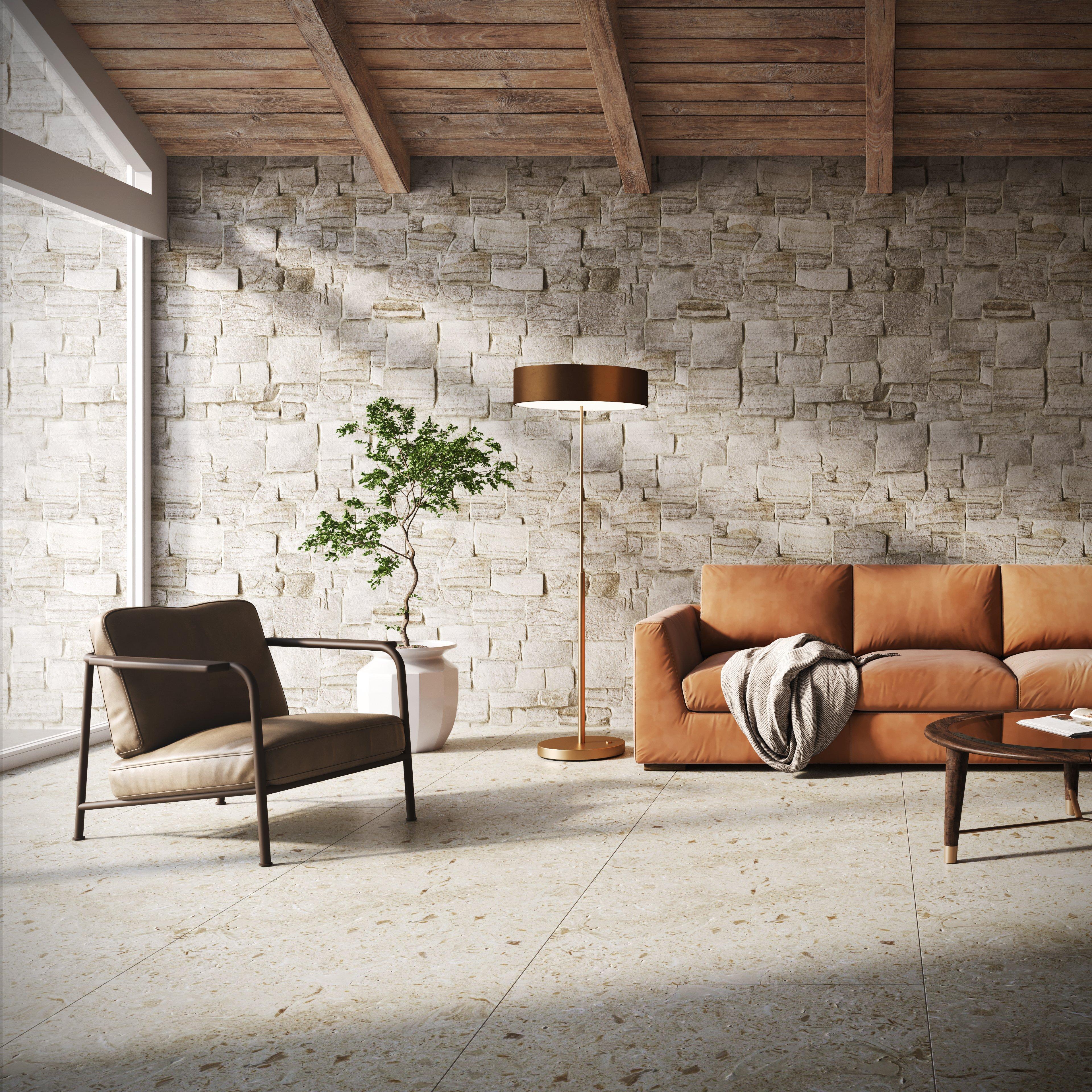 Canova Natural Marble Ledger Panel