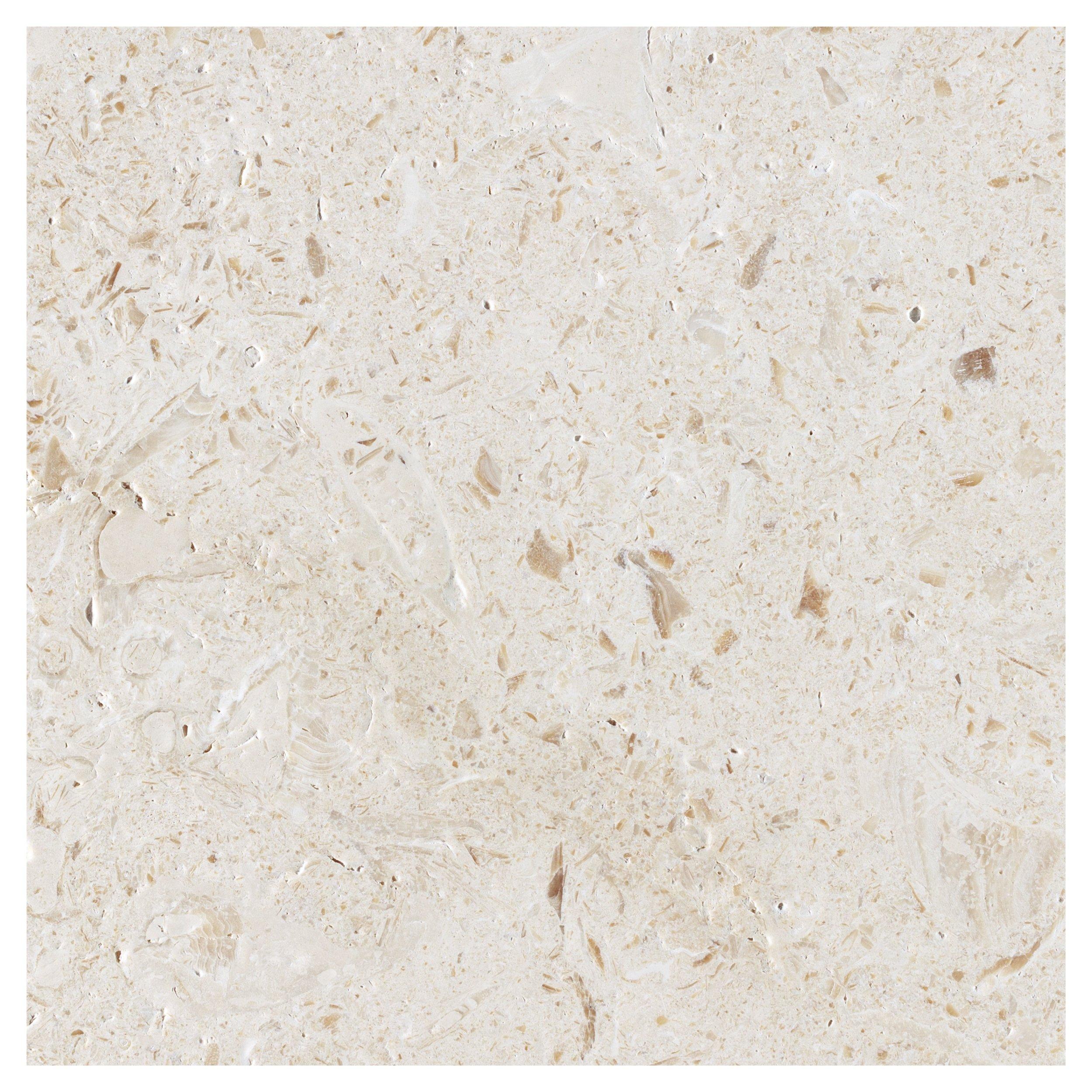 Fossil Beige Brushed Limestone Tile