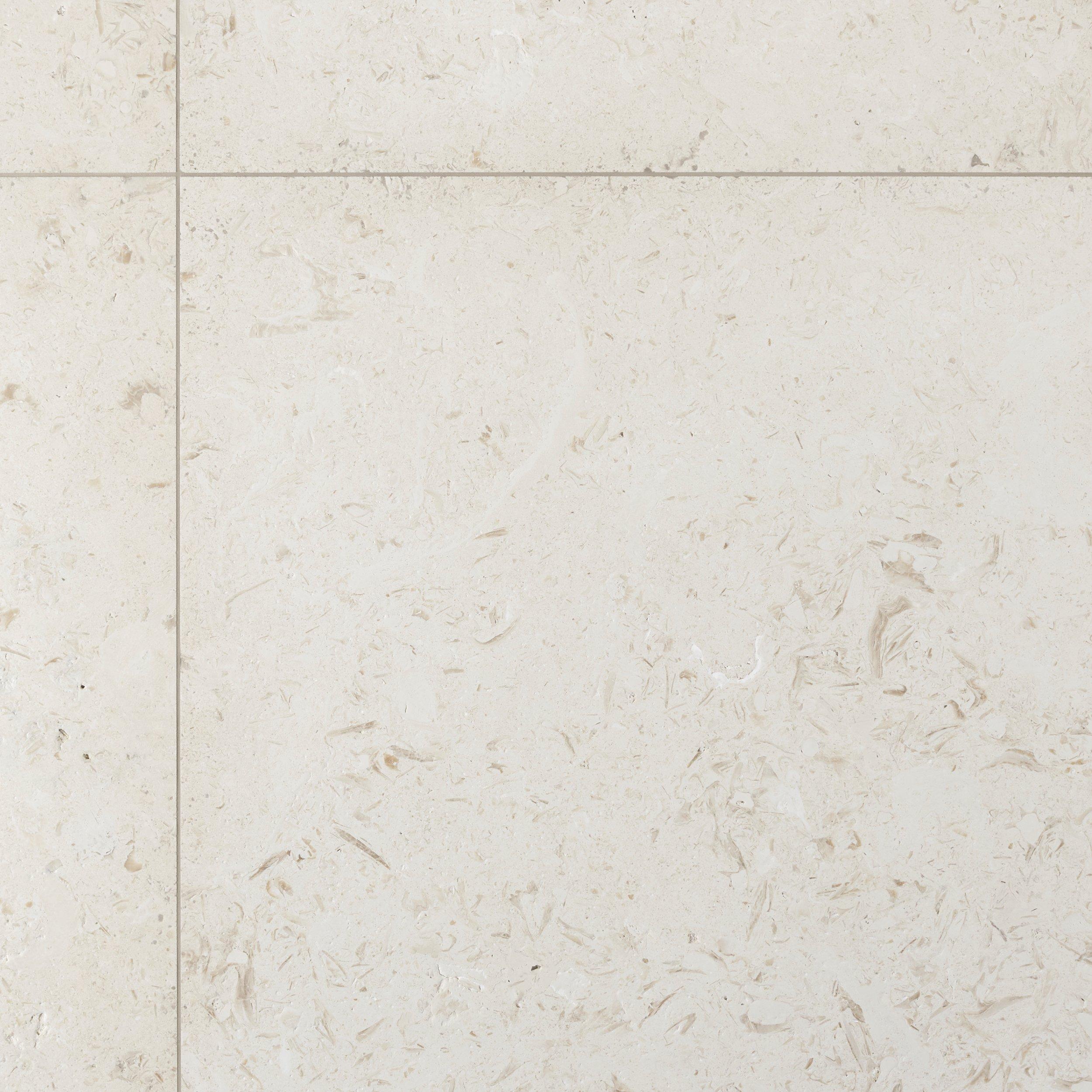 Fossil Beige Brushed Limestone Tile