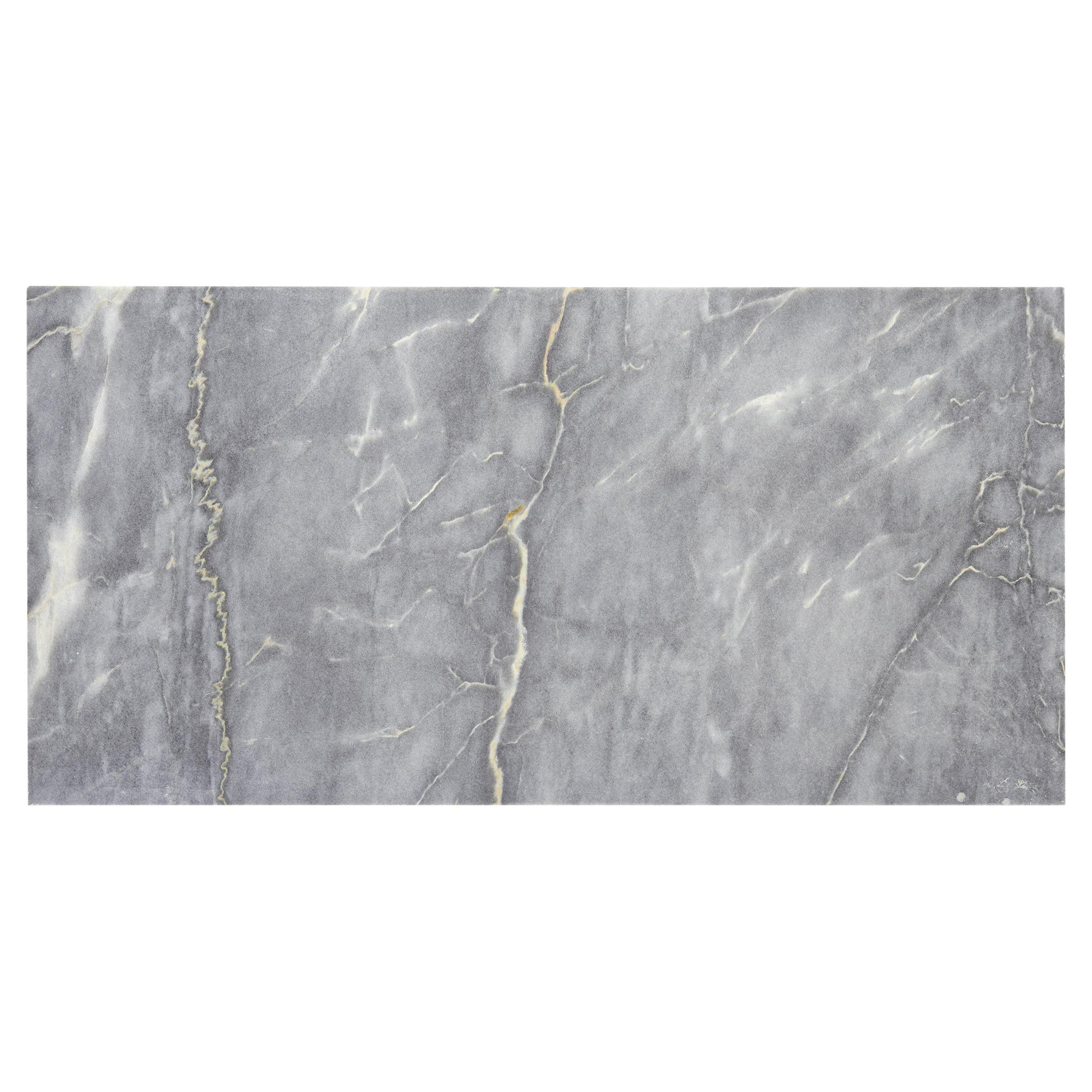 Silver Birch Brushed Marble Tile
