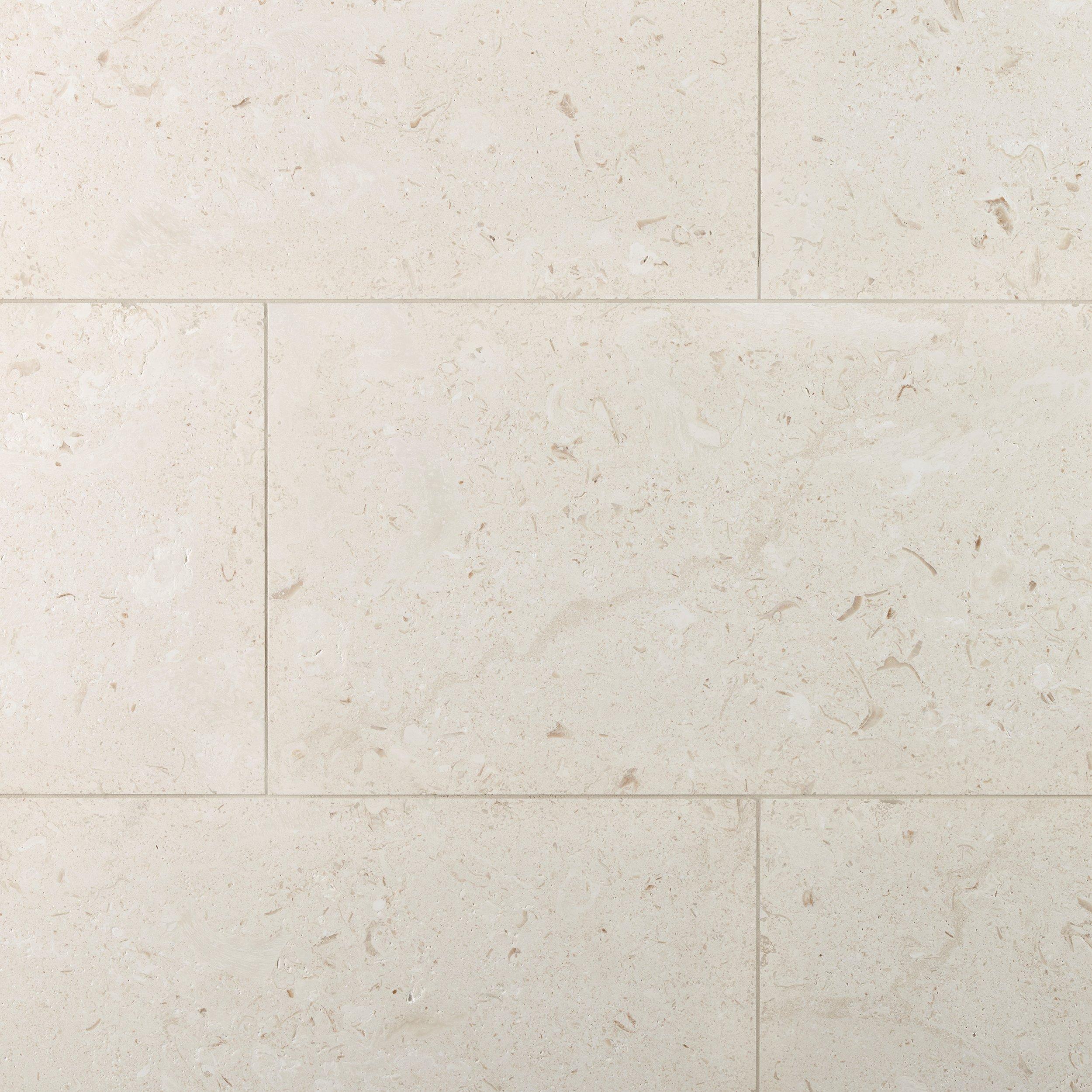 Queen Beige Brushed/Straight Edged Versailles Floor Tile