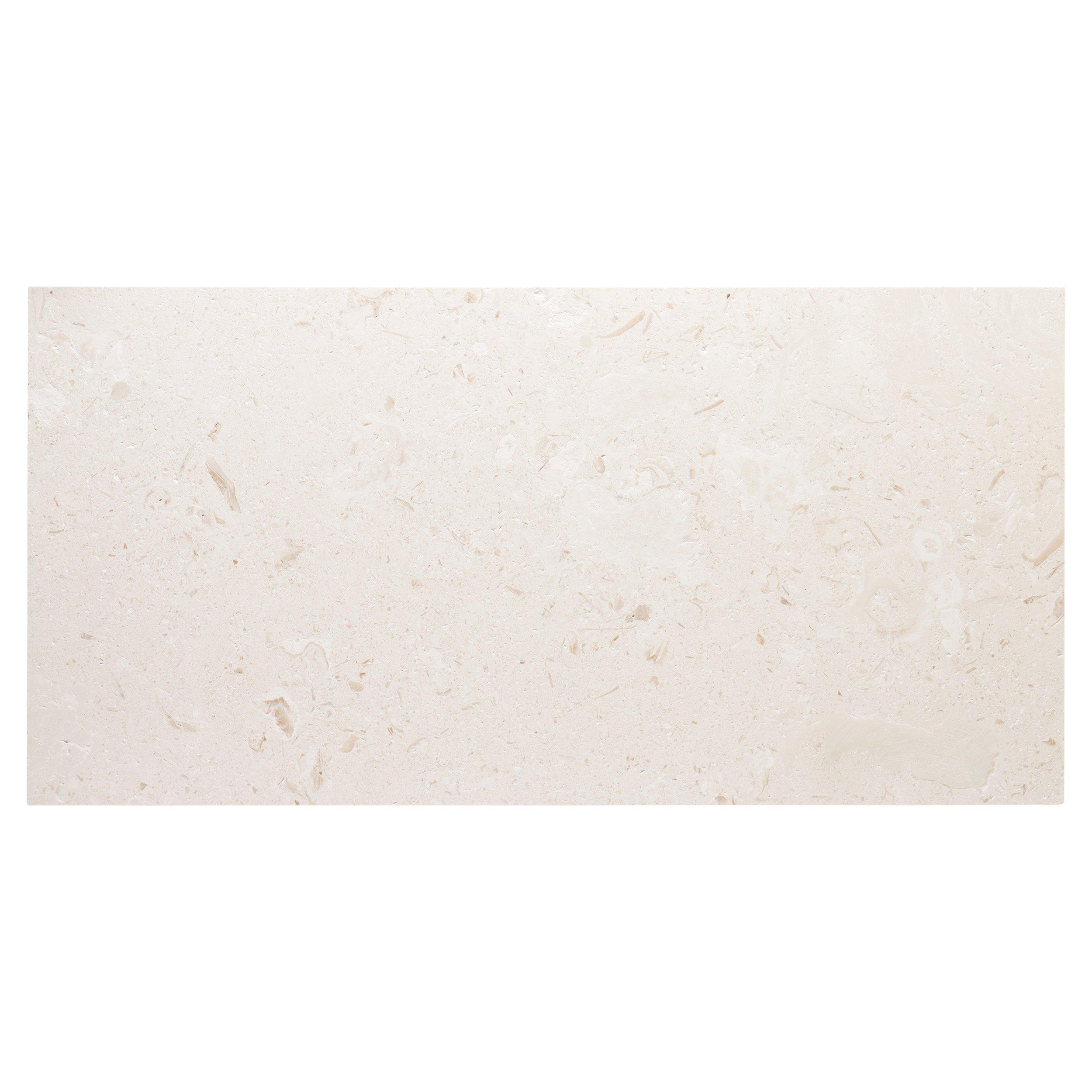 Fossil Beige Brushed Limestone Tile