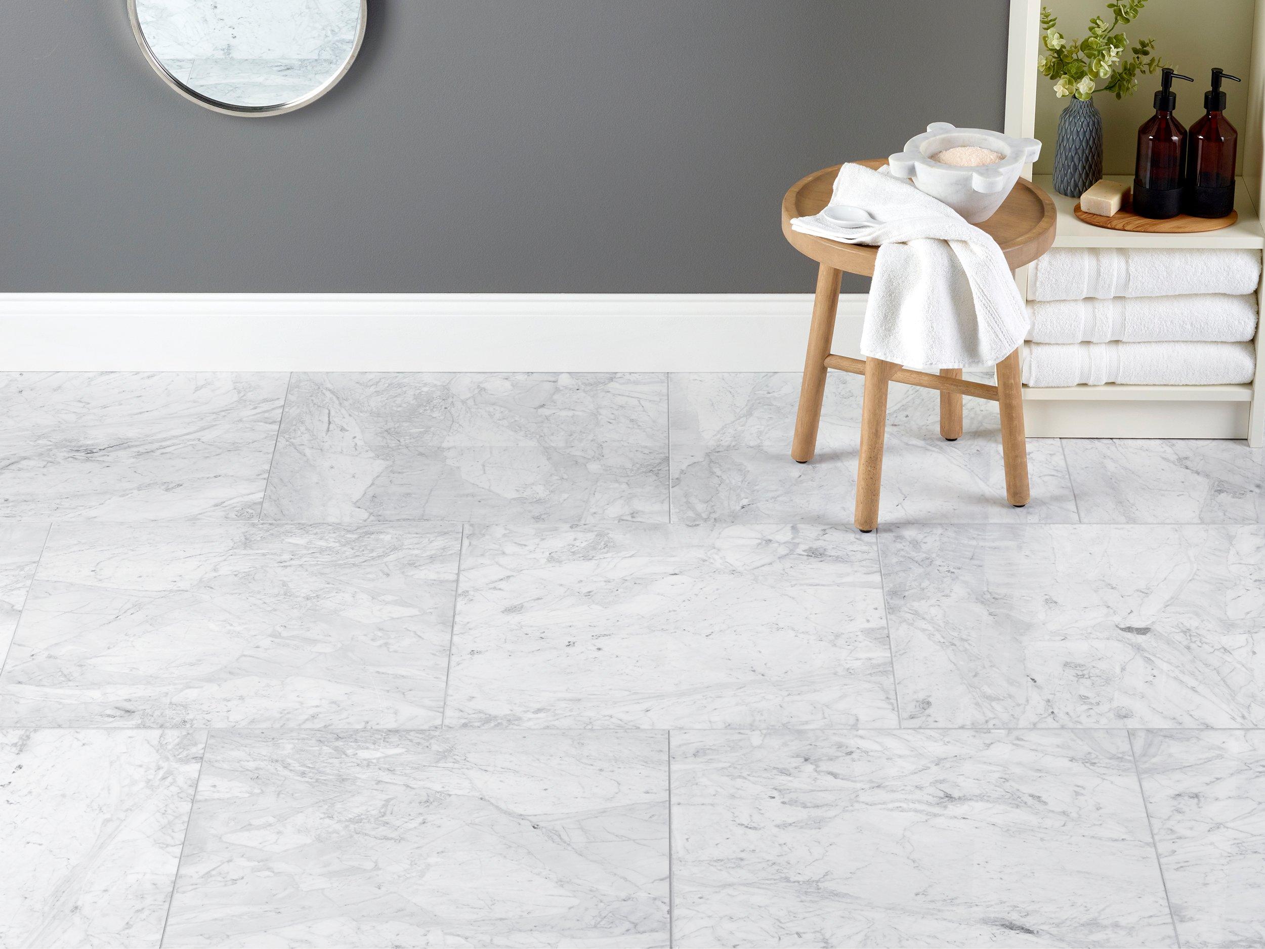 Calacatta Allure Polished Marble Tile