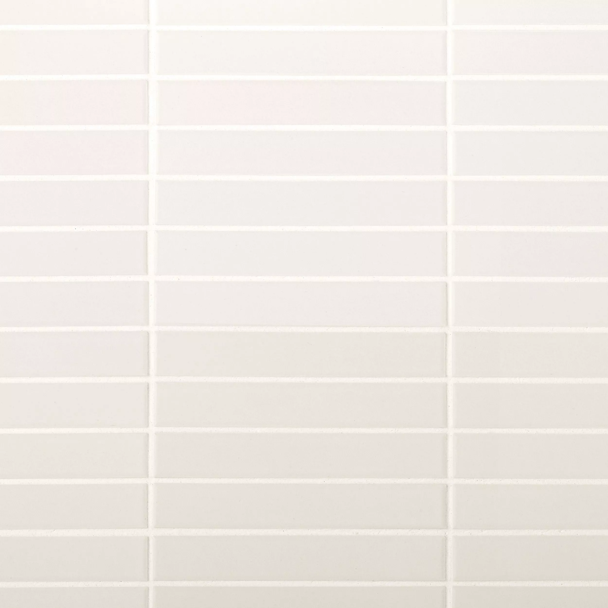 White Stack Unglazed Porcelain Mosaic