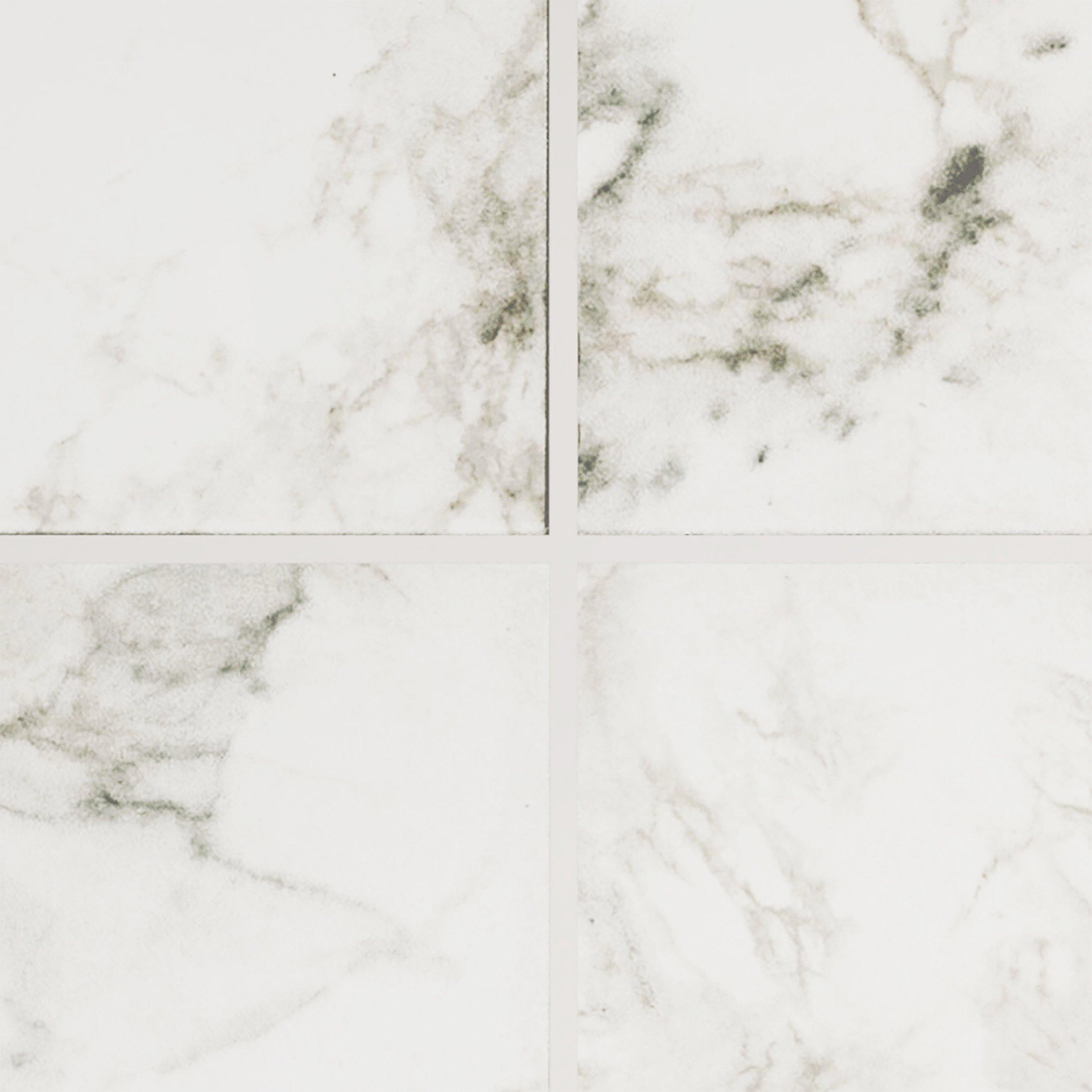 Naomi White Polished Porcelain Tile