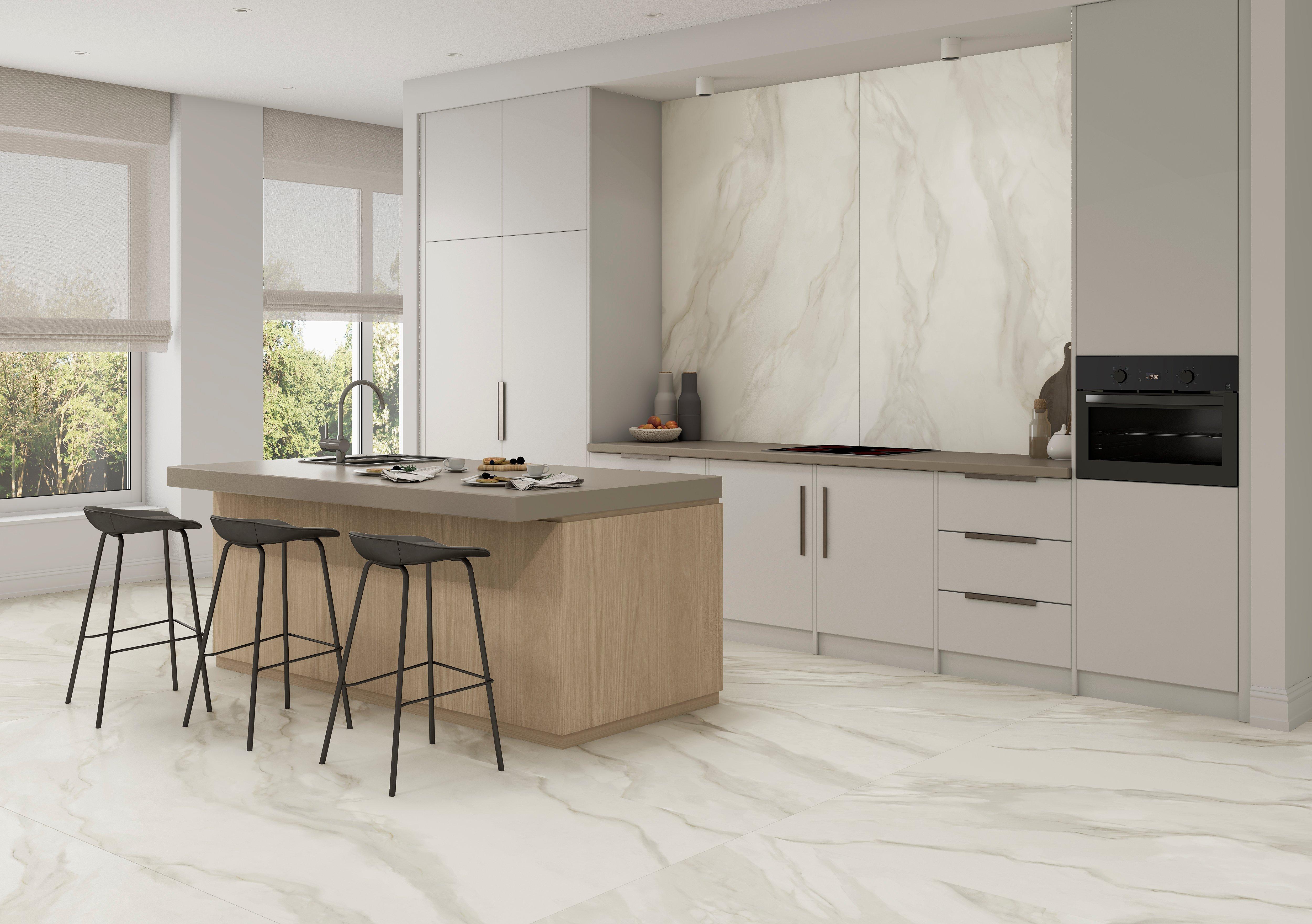 Sample - Andover White Porcelain Slab