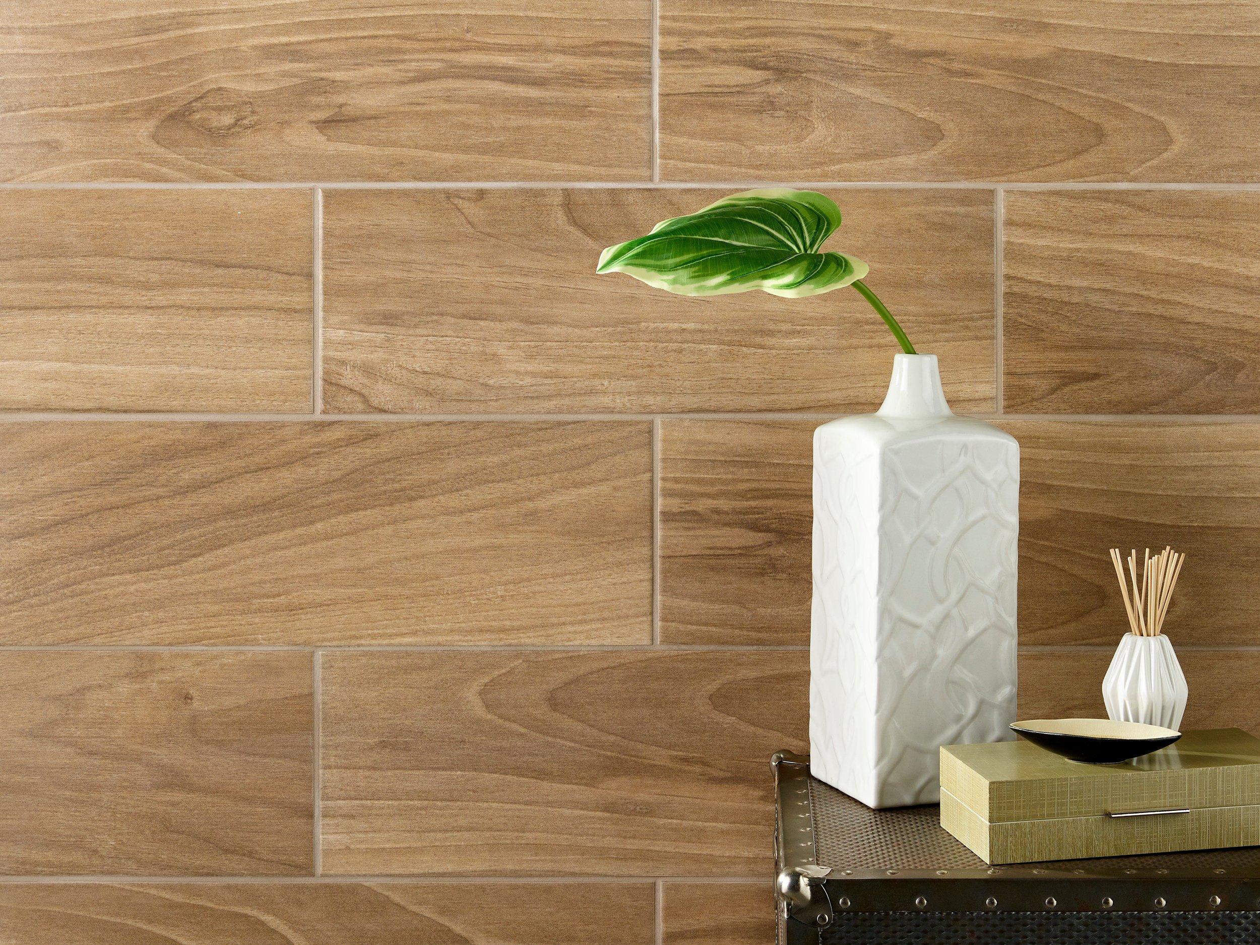 Valley Ridge | Dayton Classic Wood Plank Ceramic Tile, 8 x 24, Beige, 8.5 mm Thick - Floor & Decor