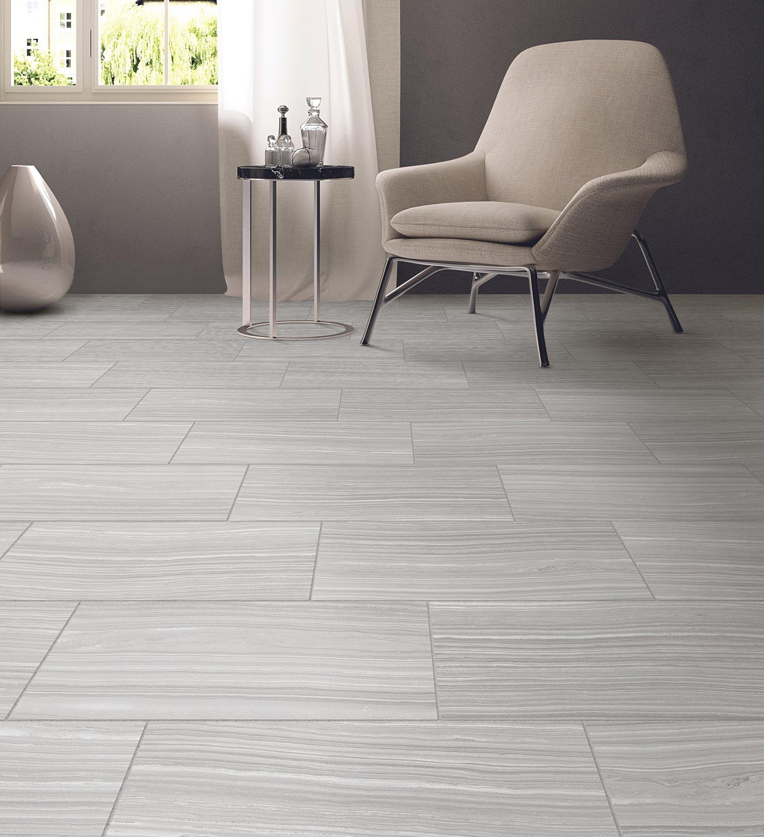 Eramosa Silver Porcelain Tile