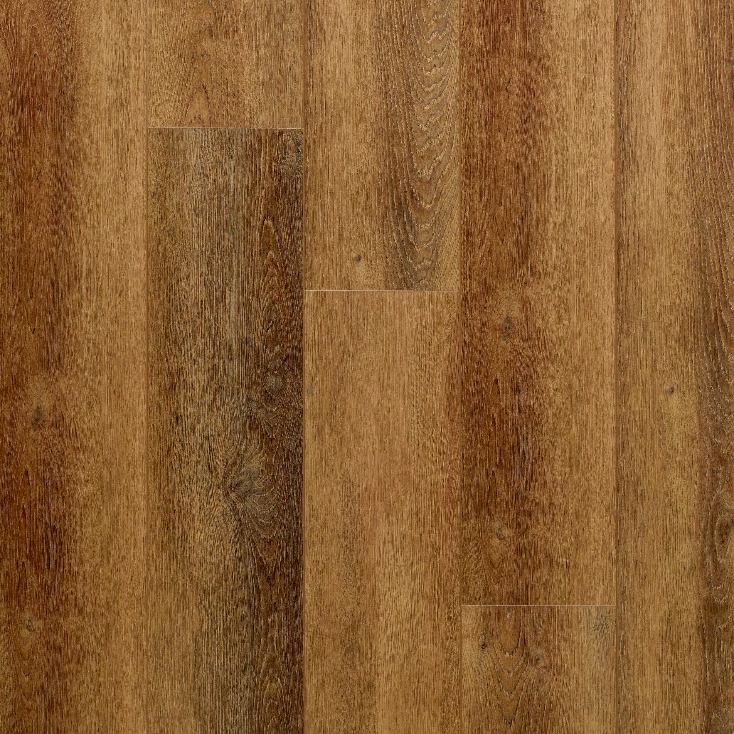 Duralux Performance | Barns Creek Oak Rigid Core Luxury Vinyl Plank - Foam Back, 5 mm, Beige - Floor & Decor