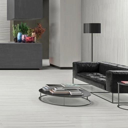 Carrara Zebrino Polished Porcelain Tile